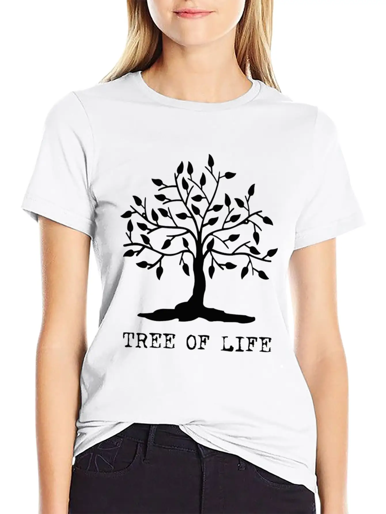 Tree Of Life Casual Graphic T-Shirt – Simple And Comfortable Daily Wear