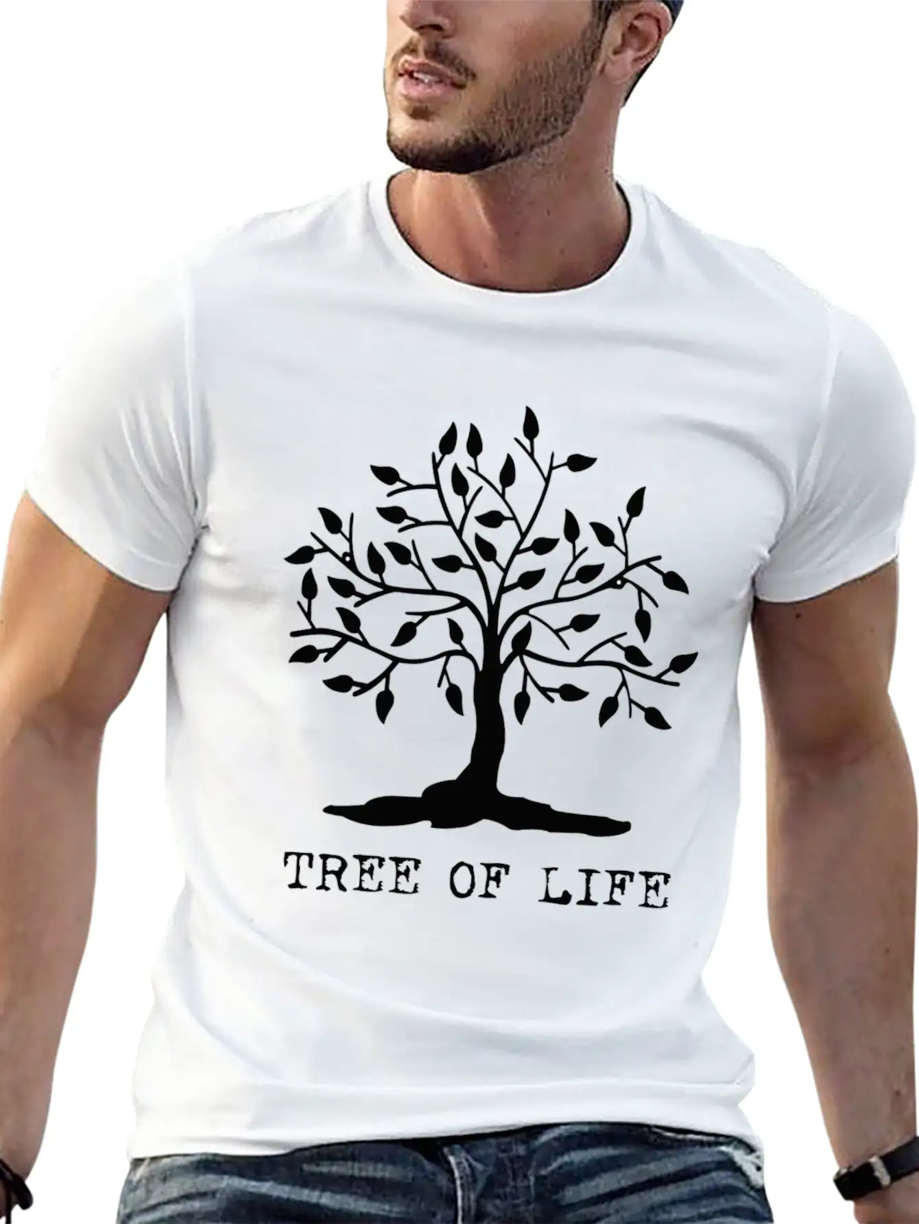 Tree Of Life Casual Graphic T-Shirt – Simple And Comfortable Daily Wear