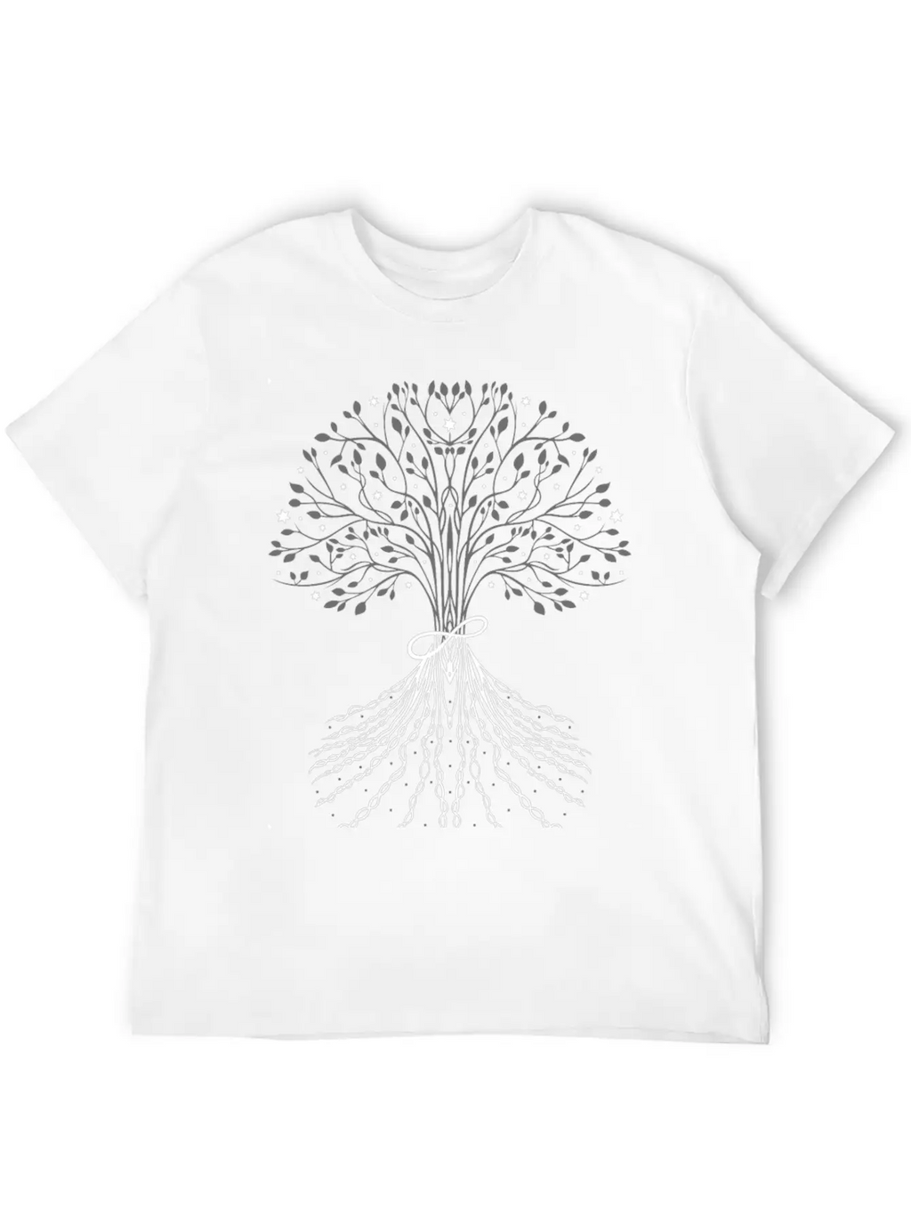 Tree Of Life With Infinity Symbol Casual Graphic T-Shirt – Simple And Comfortable Daily Wear