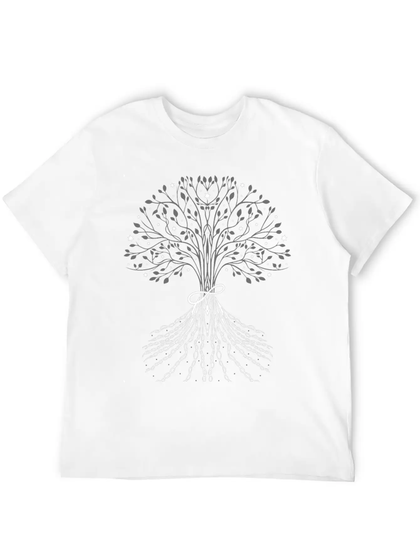 Tree Of Life With Infinity Symbol Casual Graphic T-Shirt – Simple And Comfortable Daily Wear