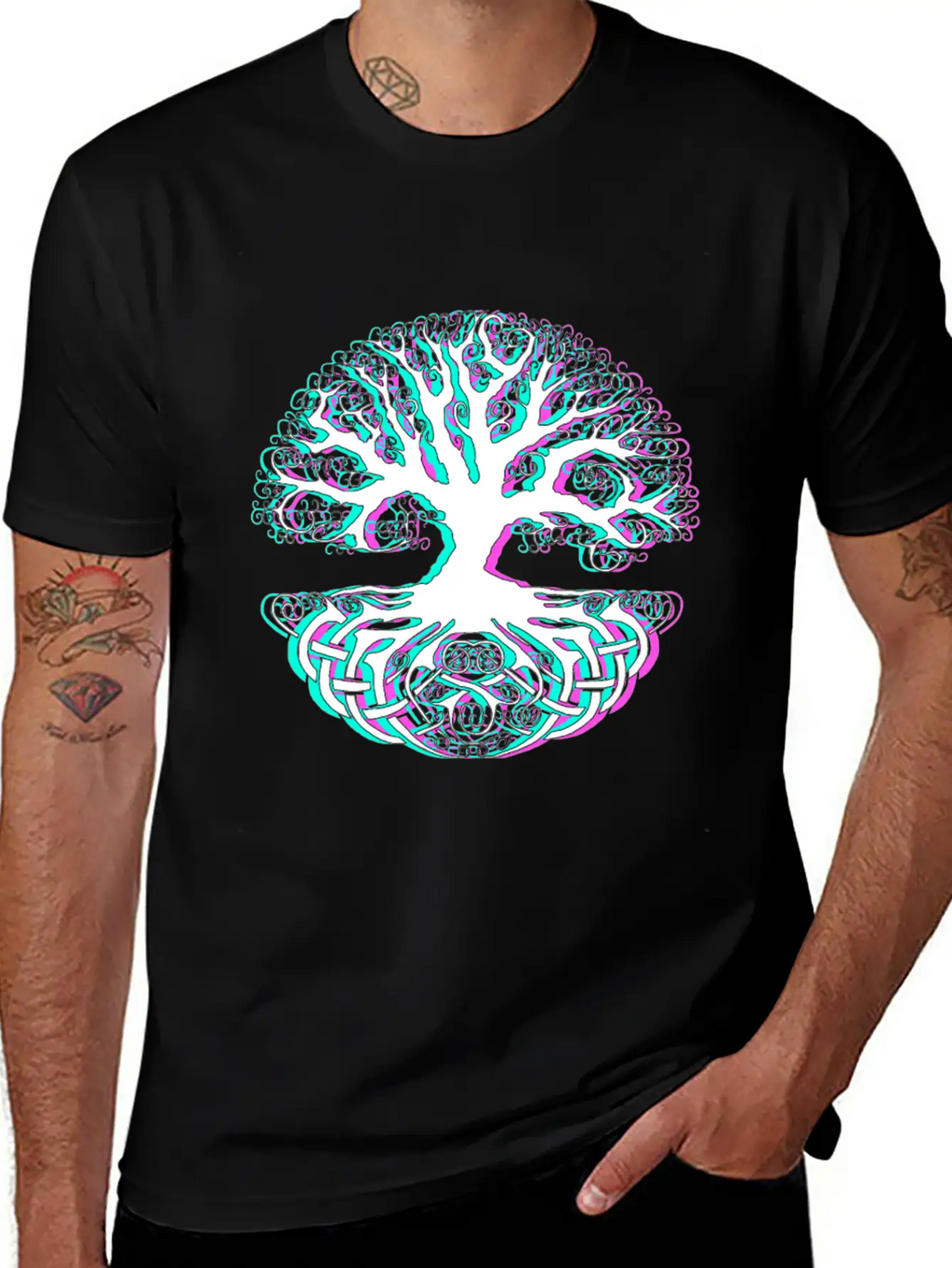 Tree Unisex Short Sleeve Soft Cotton T-Shirt – Casual Everyday Wear