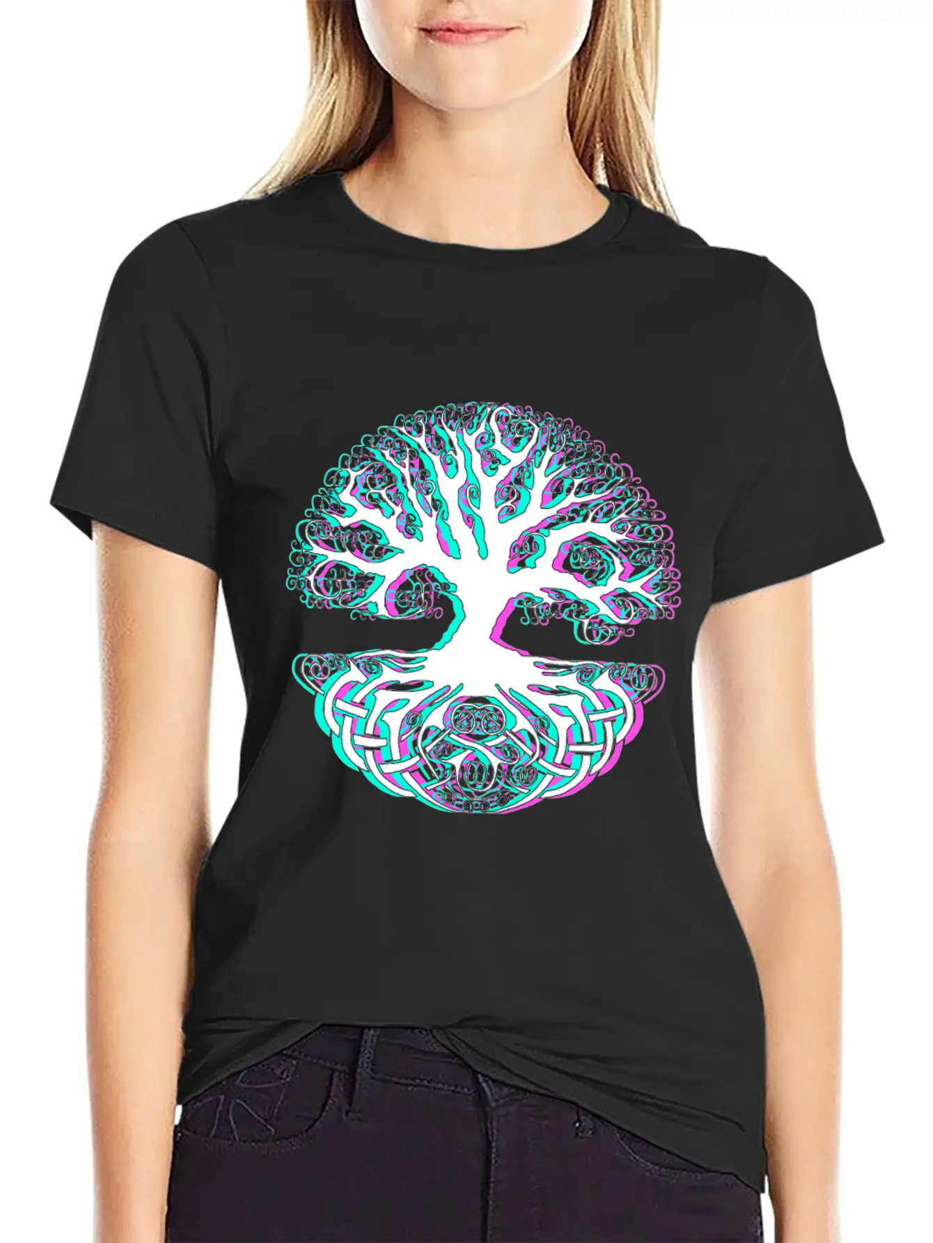 Tree Unisex Short Sleeve Soft Cotton T-Shirt – Casual Everyday Wear