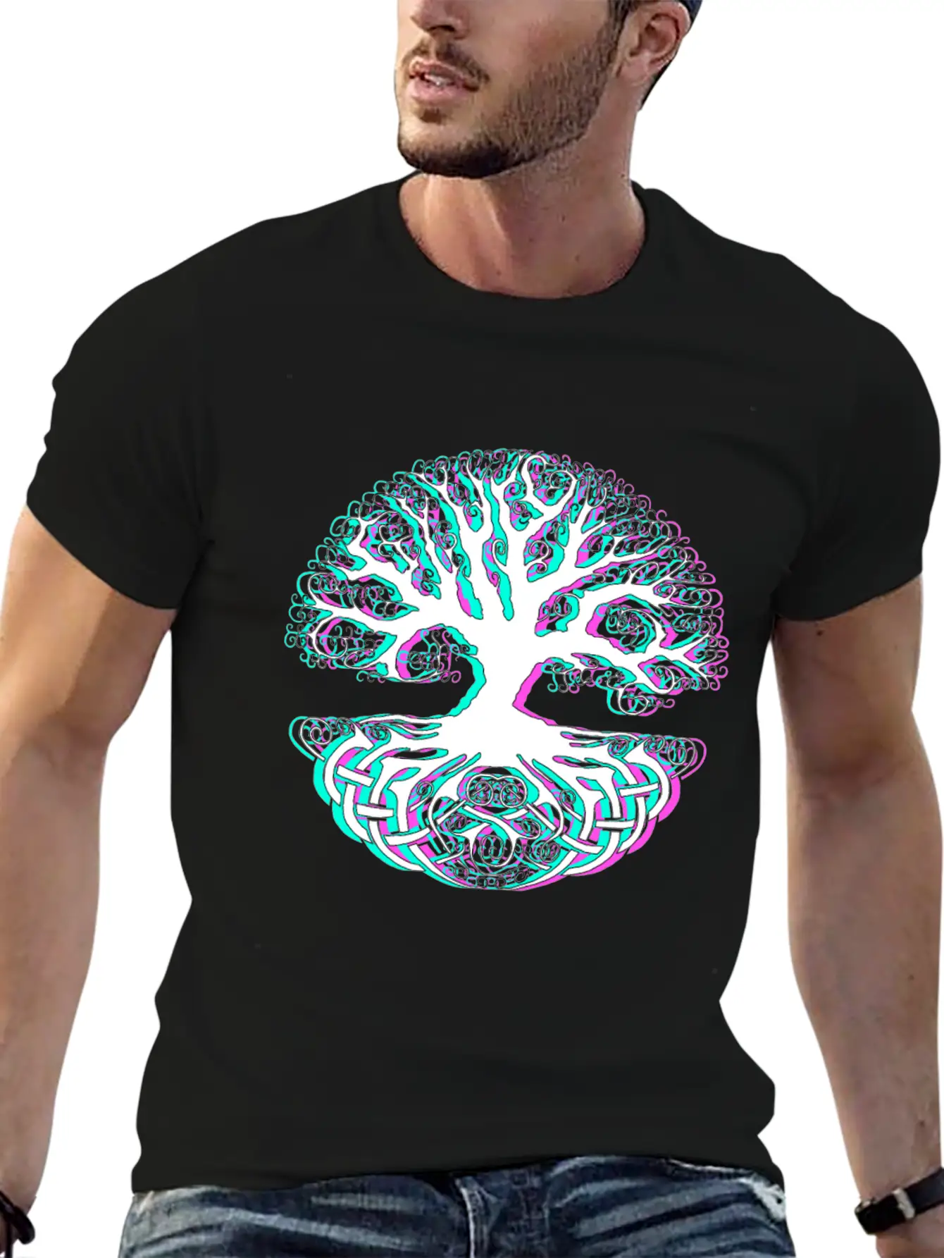 Tree Unisex Short Sleeve Soft Cotton T-Shirt – Casual Everyday Wear