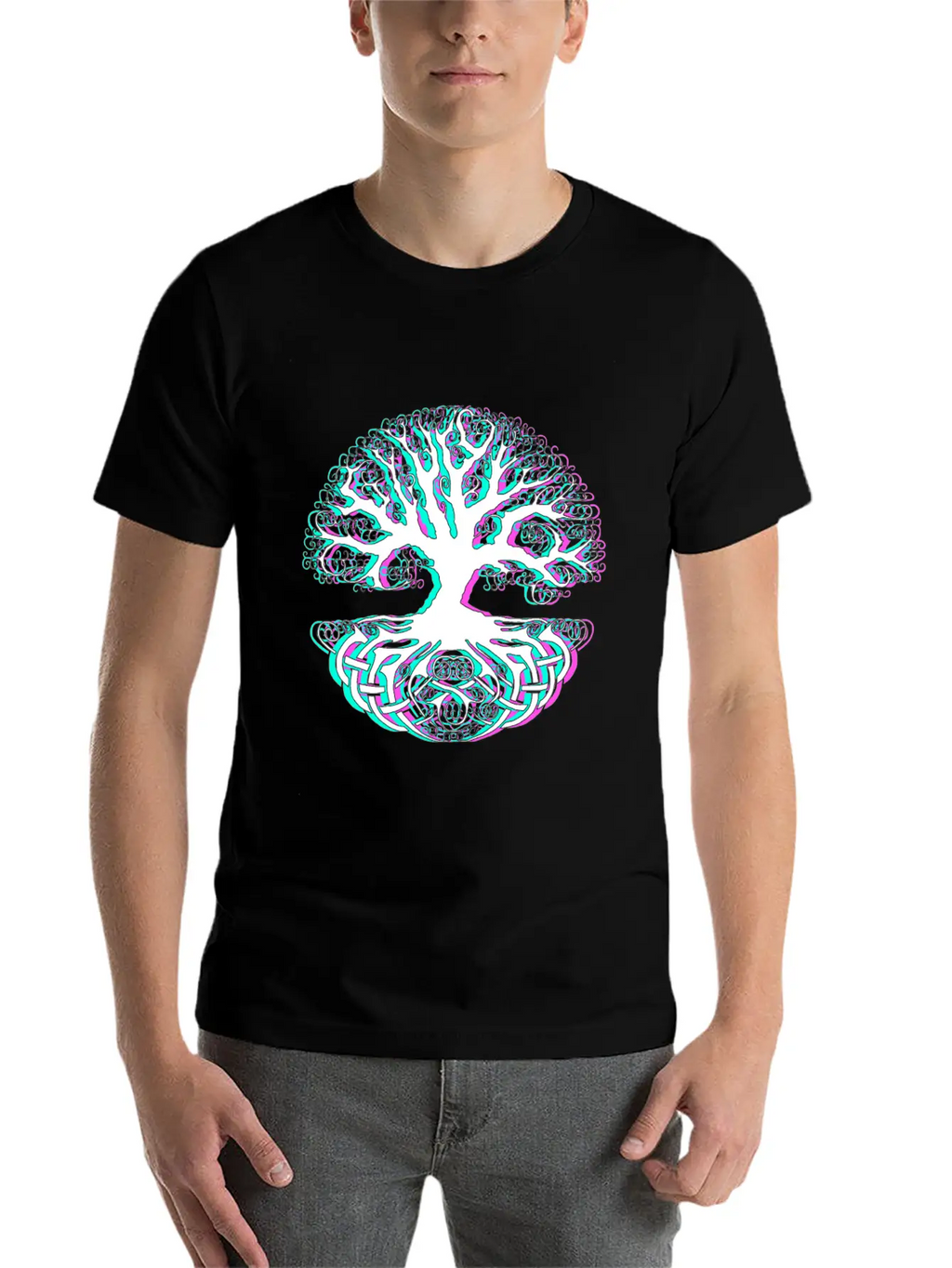 Tree Unisex Short Sleeve Soft Cotton T-Shirt – Casual Everyday Wear