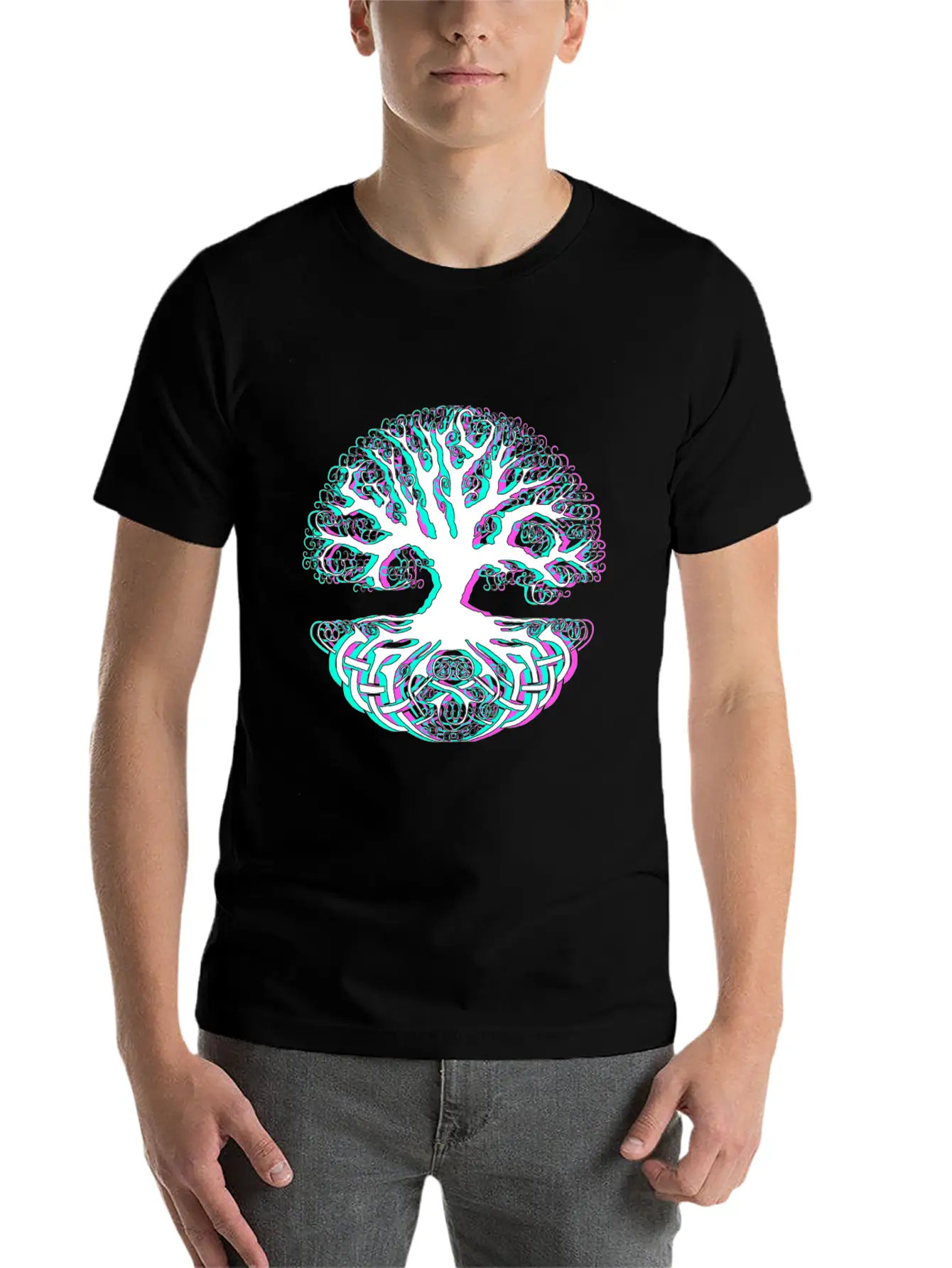 Tree Unisex Short Sleeve Soft Cotton T-Shirt – Casual Everyday Wear
