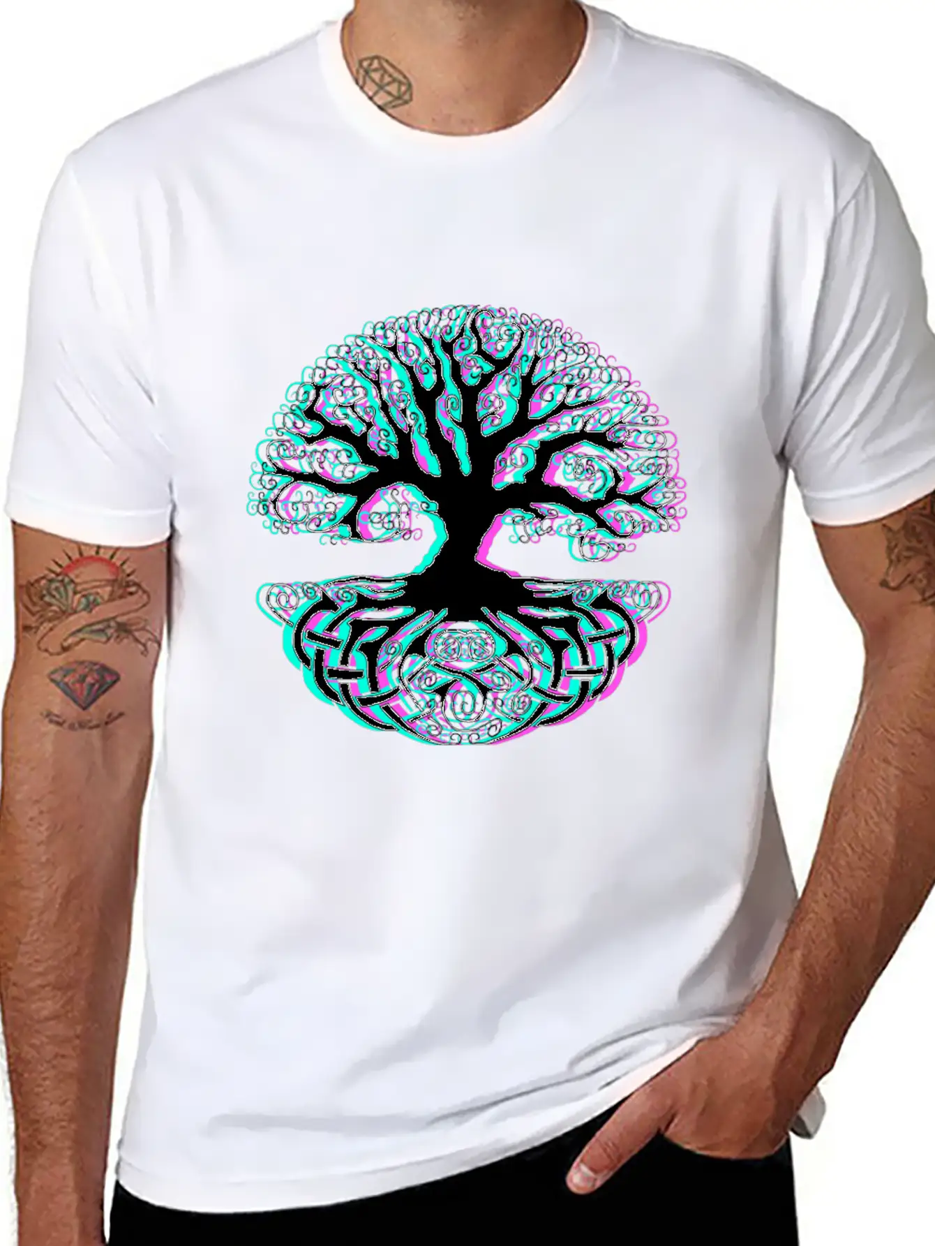 Tree Unisex Short Sleeve Soft Cotton T-Shirt – Casual Everyday Wear