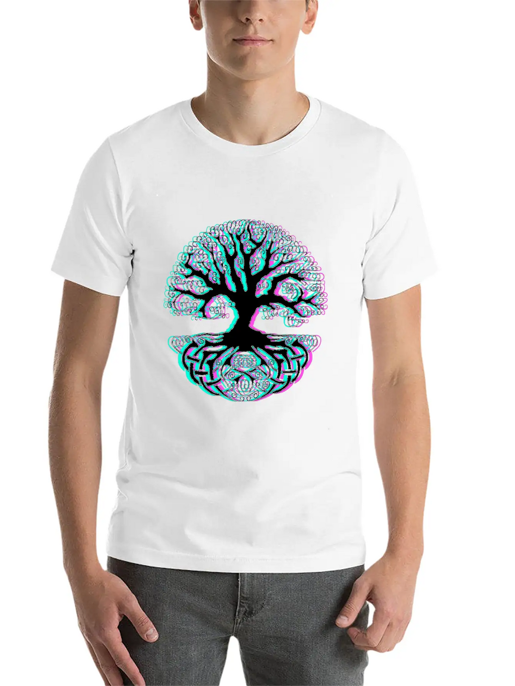 Tree Unisex Short Sleeve Soft Cotton T-Shirt – Casual Everyday Wear