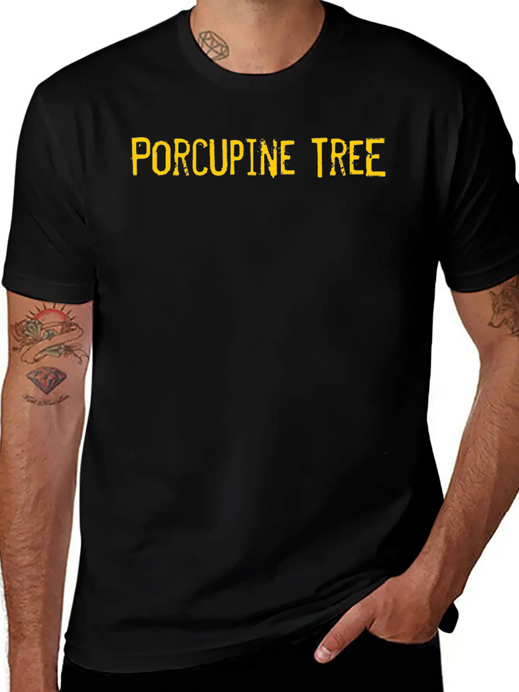 Tree Yellow Unisex Casual T-Shirt – Clean Design For Daily Comfort