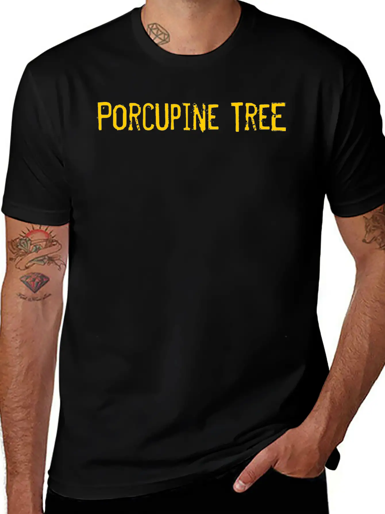Tree Yellow Unisex Casual T-Shirt – Clean Design For Daily Comfort