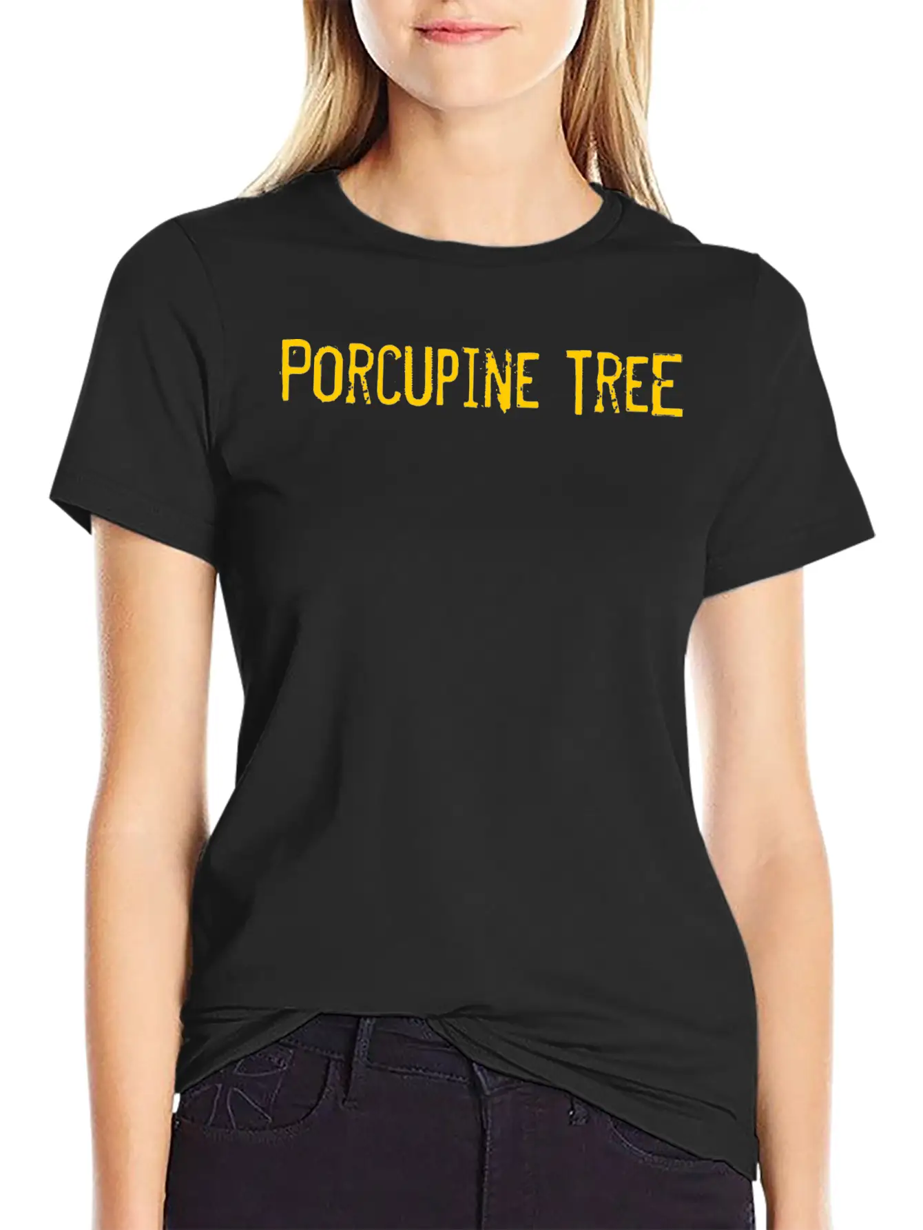 Tree Yellow Unisex Casual T-Shirt – Clean Design For Daily Comfort