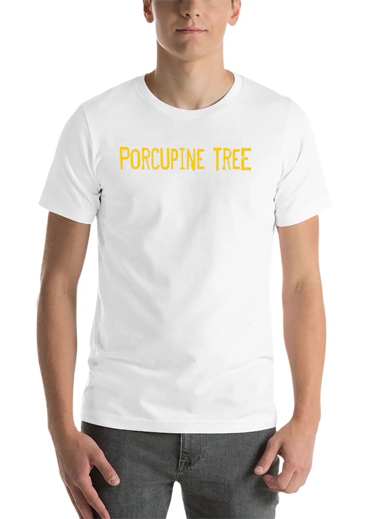 Tree Yellow Unisex Casual T-Shirt – Clean Design For Daily Comfort