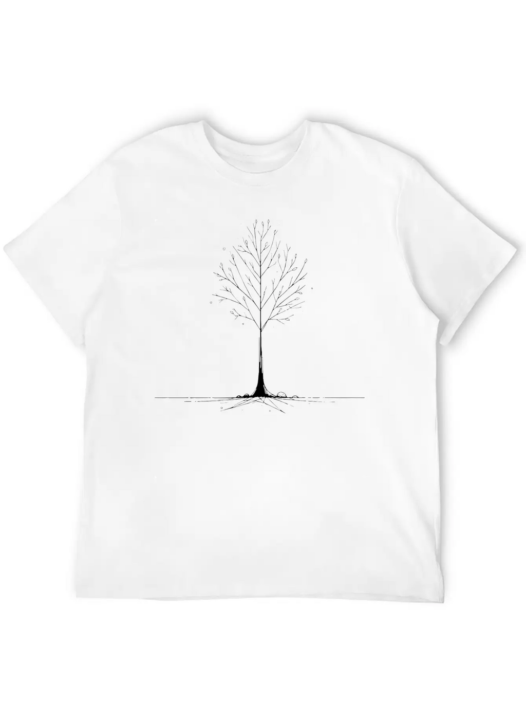 Tree1 Breathable Soft Cotton T-Shirt – Timeless Casual Look