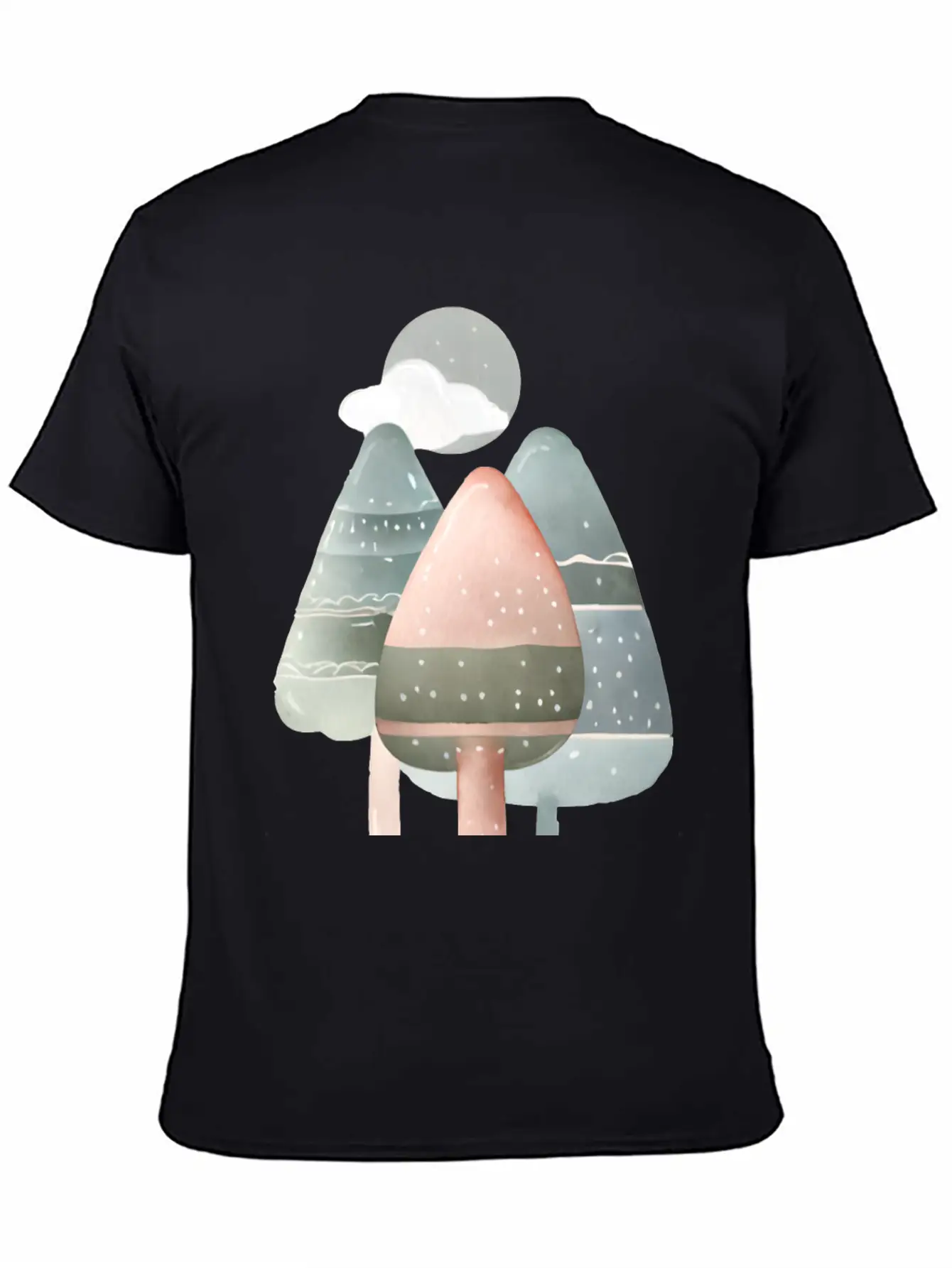 Trees Essential Cotton Tee For Daily Outfits – Unisex Style