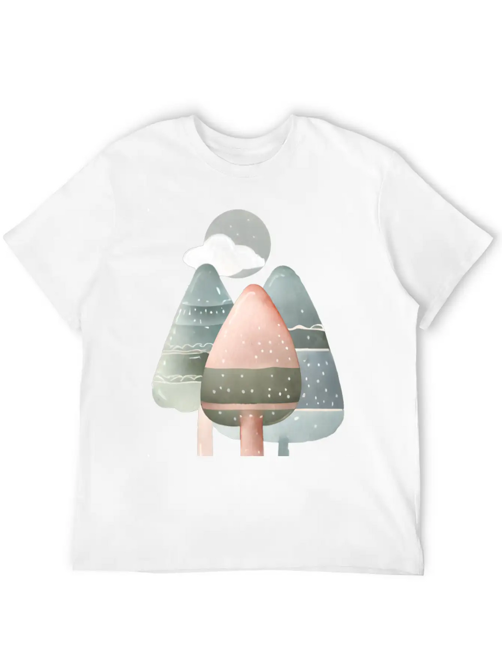 Trees Essential Cotton Tee For Daily Outfits – Unisex Style