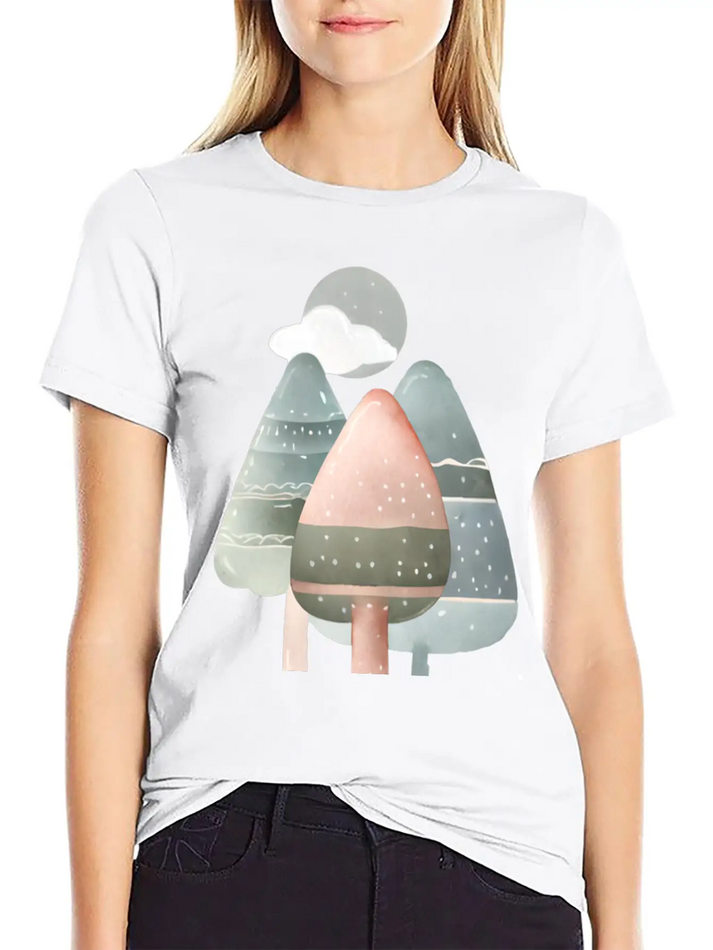 Trees Essential Cotton Tee For Daily Outfits – Unisex Style