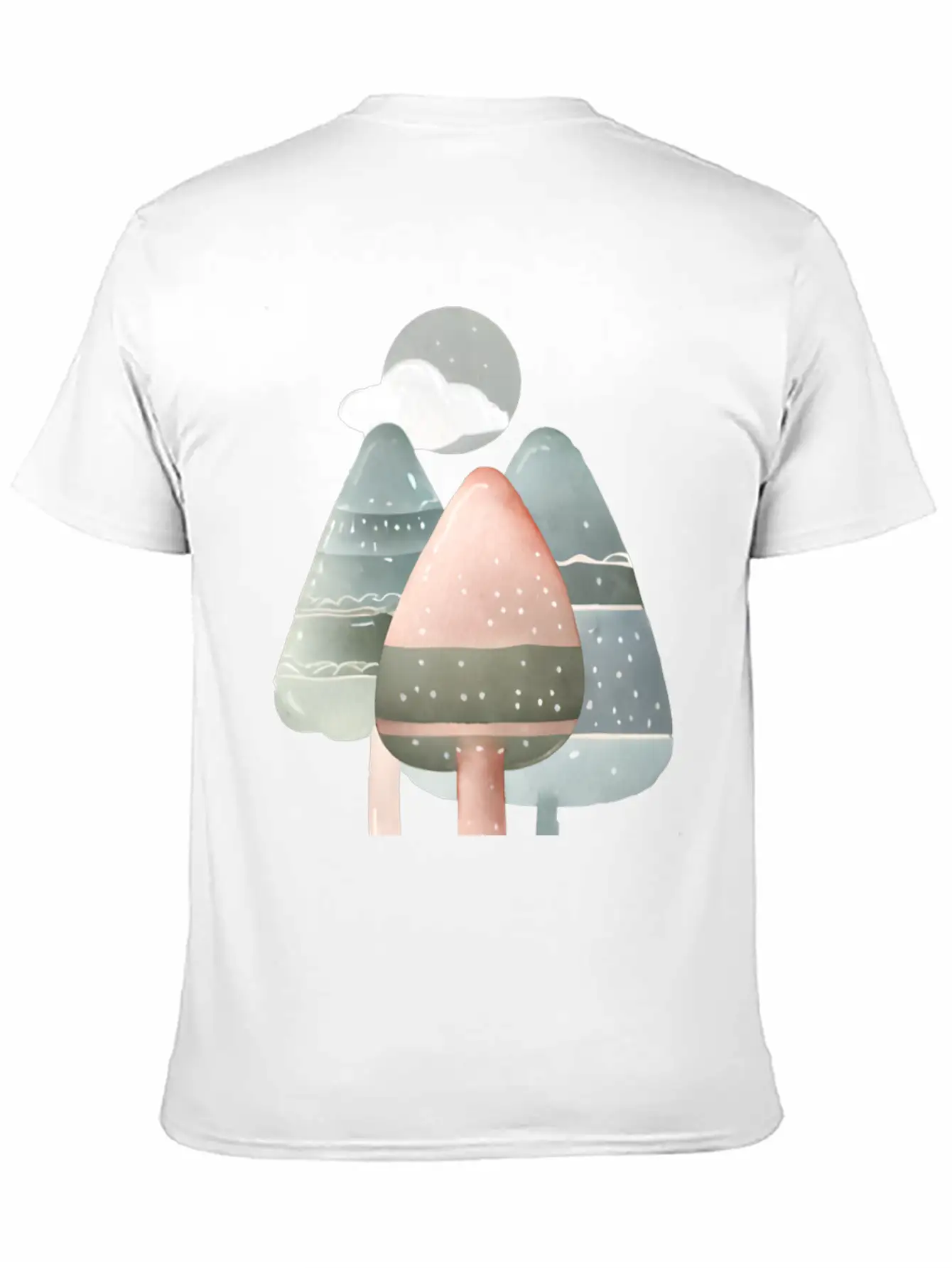 Trees Essential Cotton Tee For Daily Outfits – Unisex Style
