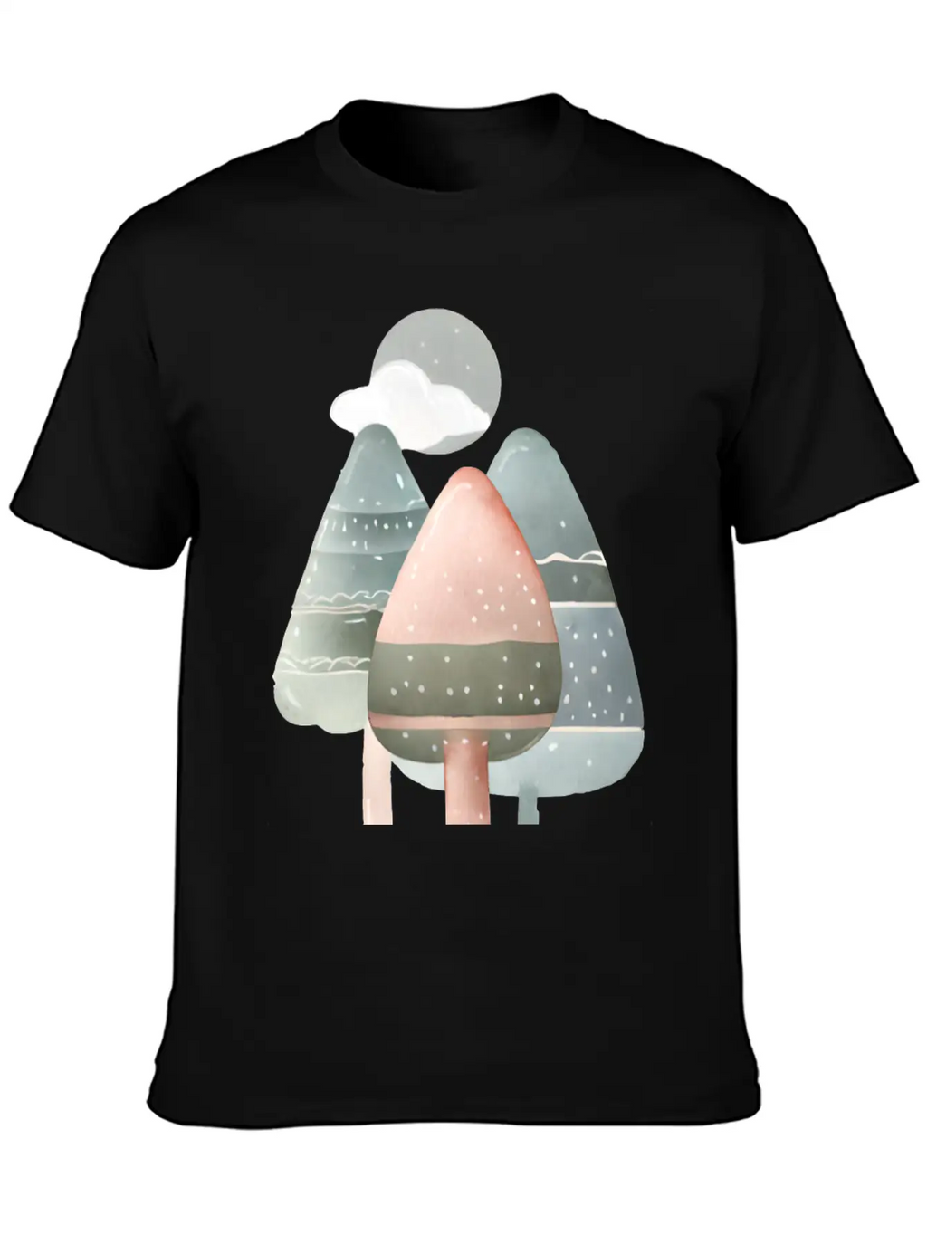 Trees Essential Cotton Tee For Daily Outfits – Unisex Style