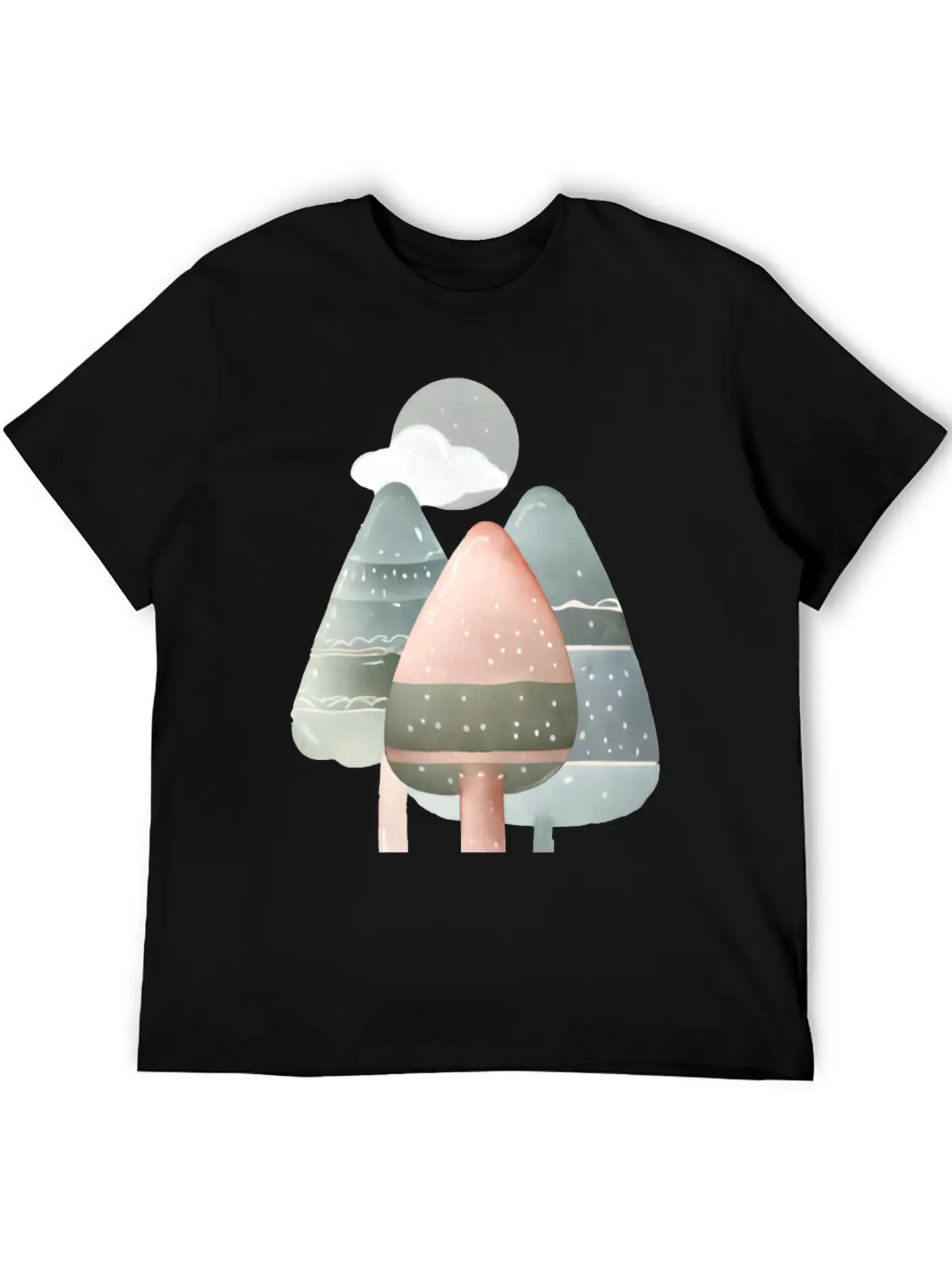 Trees Essential Cotton Tee For Daily Outfits – Unisex Style