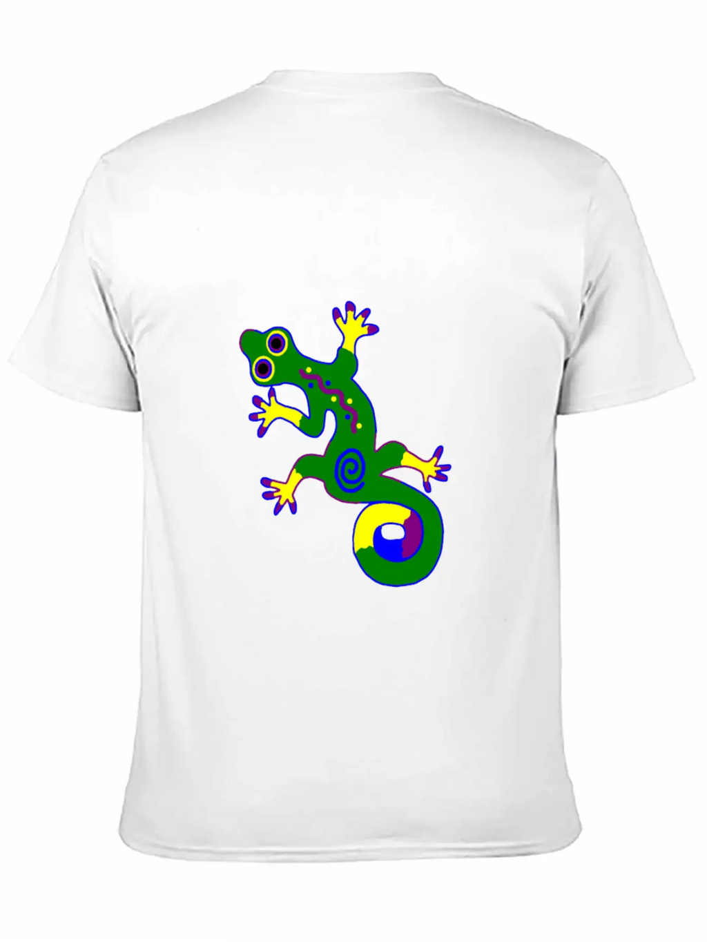 Tribal Gecko Unisex Short Sleeve Soft Cotton T-Shirt – Casual Everyday Wear