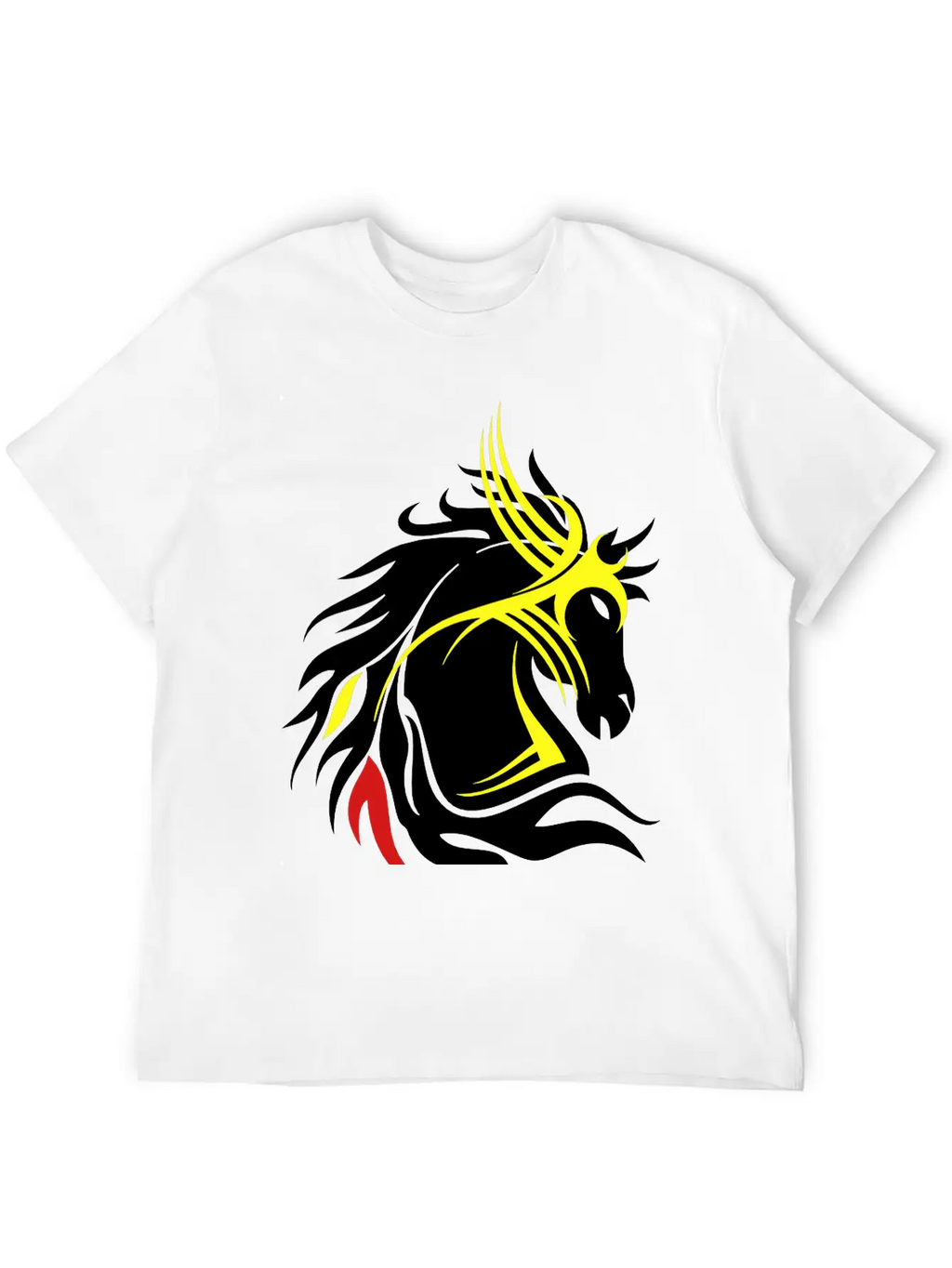 Tribal Horse Head 13 Darr Essential Cotton Tee For Daily Outfits – Unisex Style