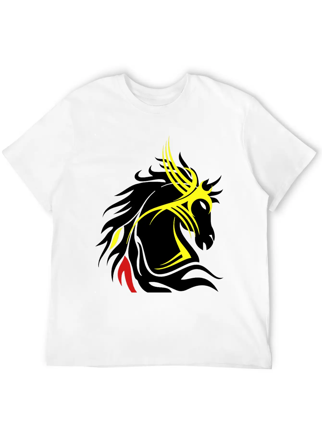 Tribal Horse Head 13 Darr Essential Cotton Tee For Daily Outfits – Unisex Style