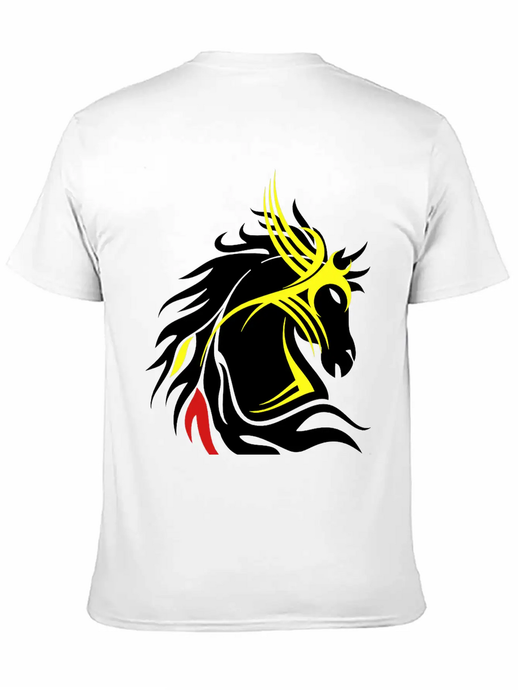Tribal Horse Head 13 Darr Essential Cotton Tee For Daily Outfits – Unisex Style