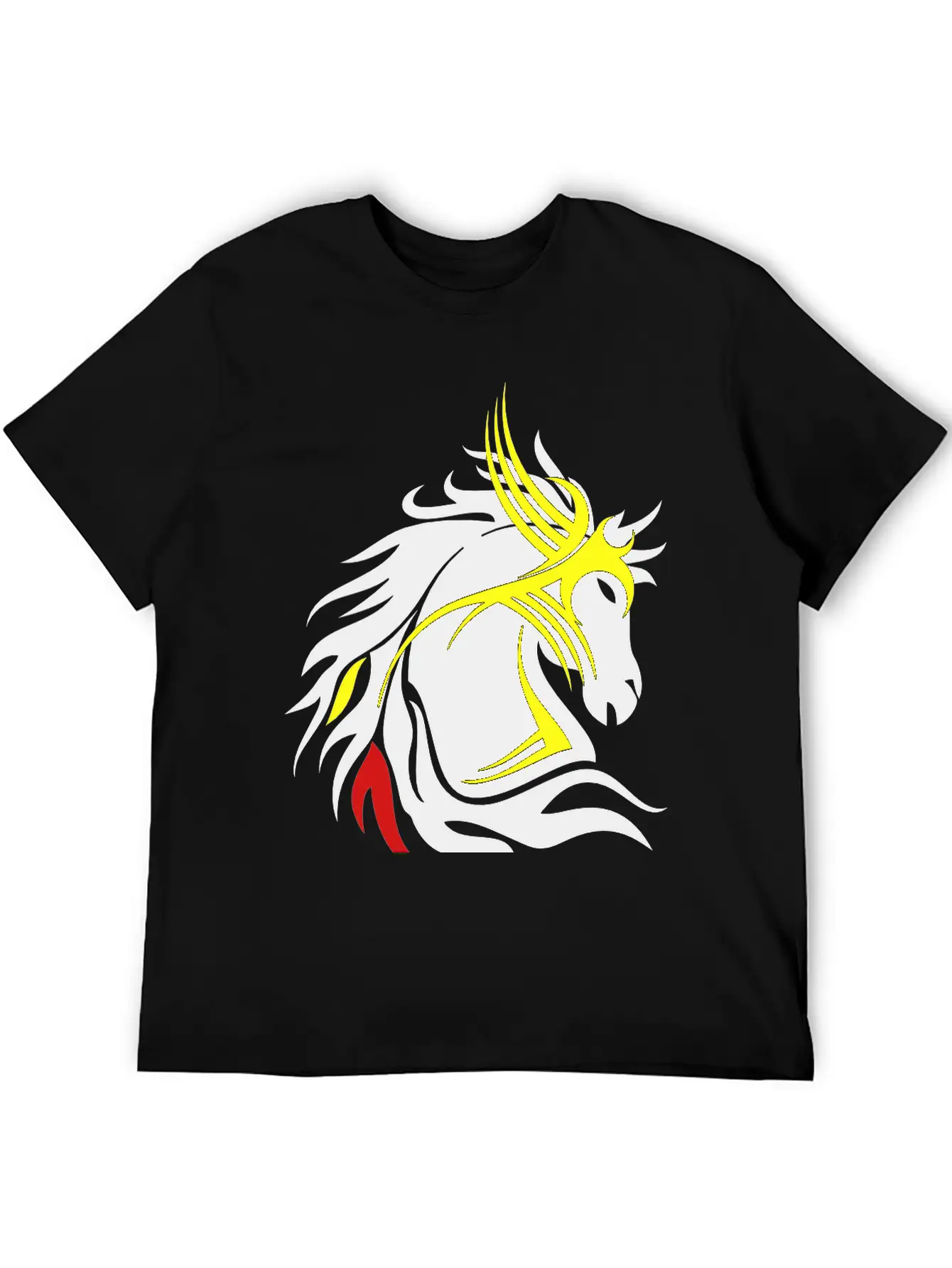 Tribal Horse Head 13 Darr Essential Cotton Tee For Daily Outfits – Unisex Style
