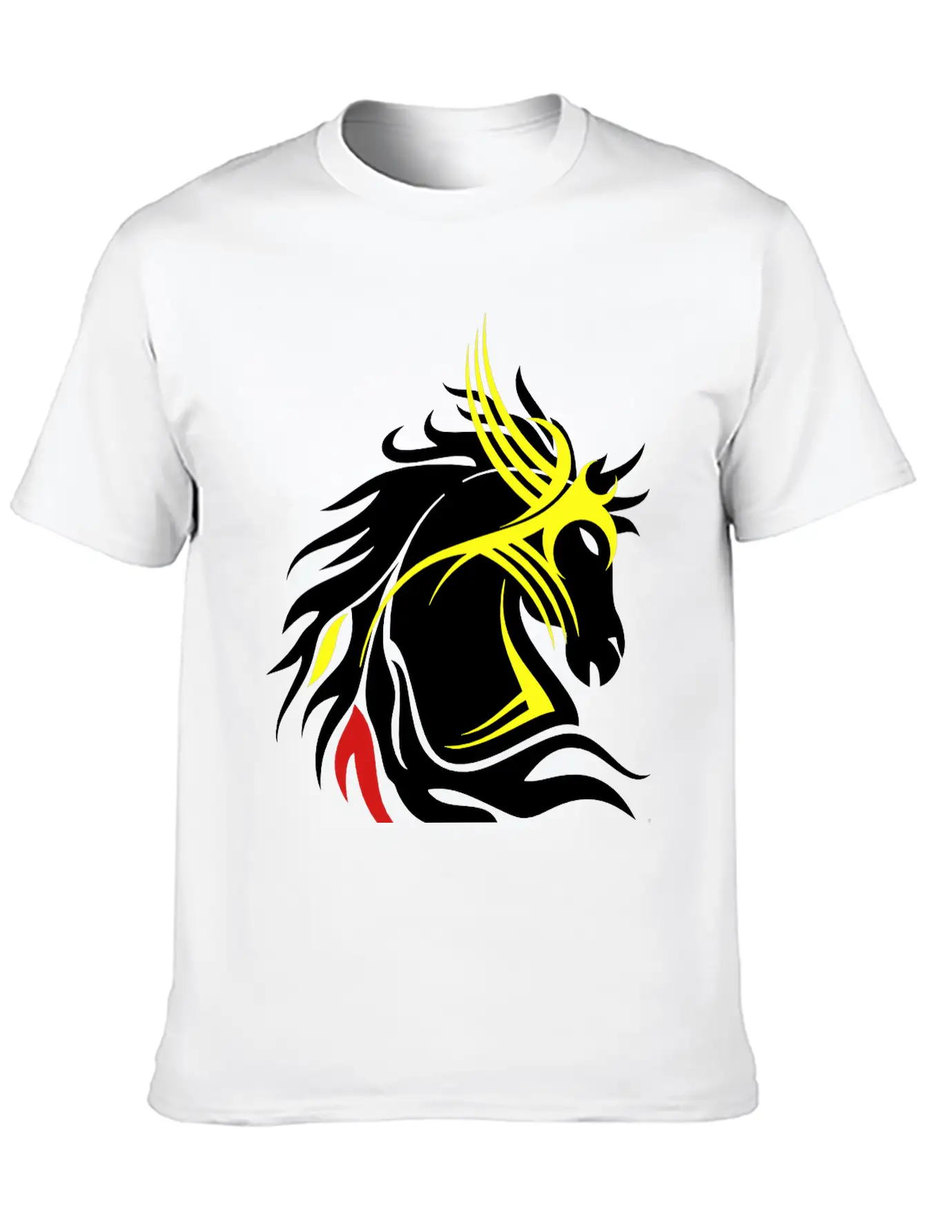 Tribal Horse Head 13 Darr Essential Cotton Tee For Daily Outfits – Unisex Style
