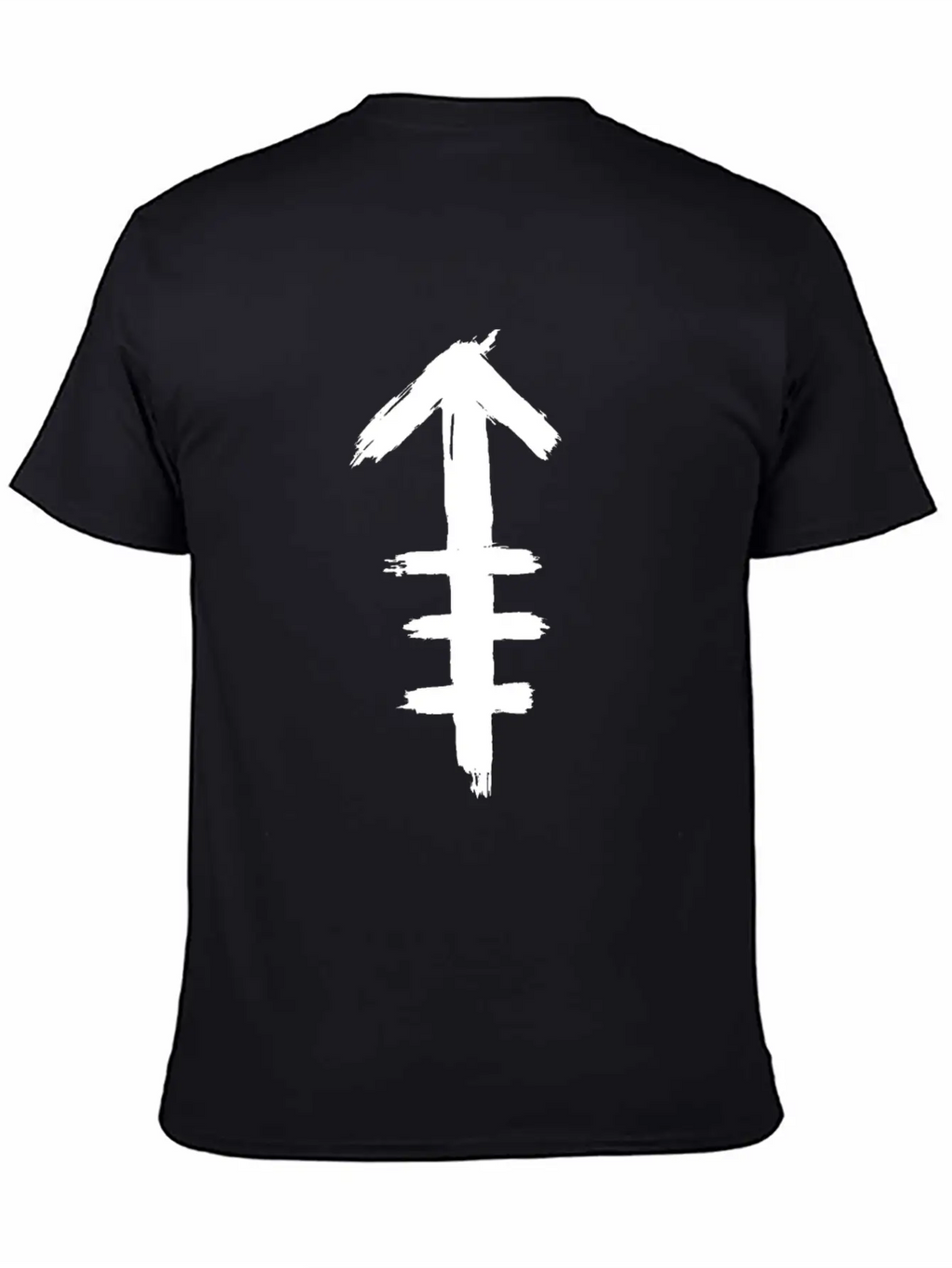 Tribal Indian Arrow Icon Symbol Tattoo Breathable Soft Cotton T-Shirt – Timeless Casual Look
