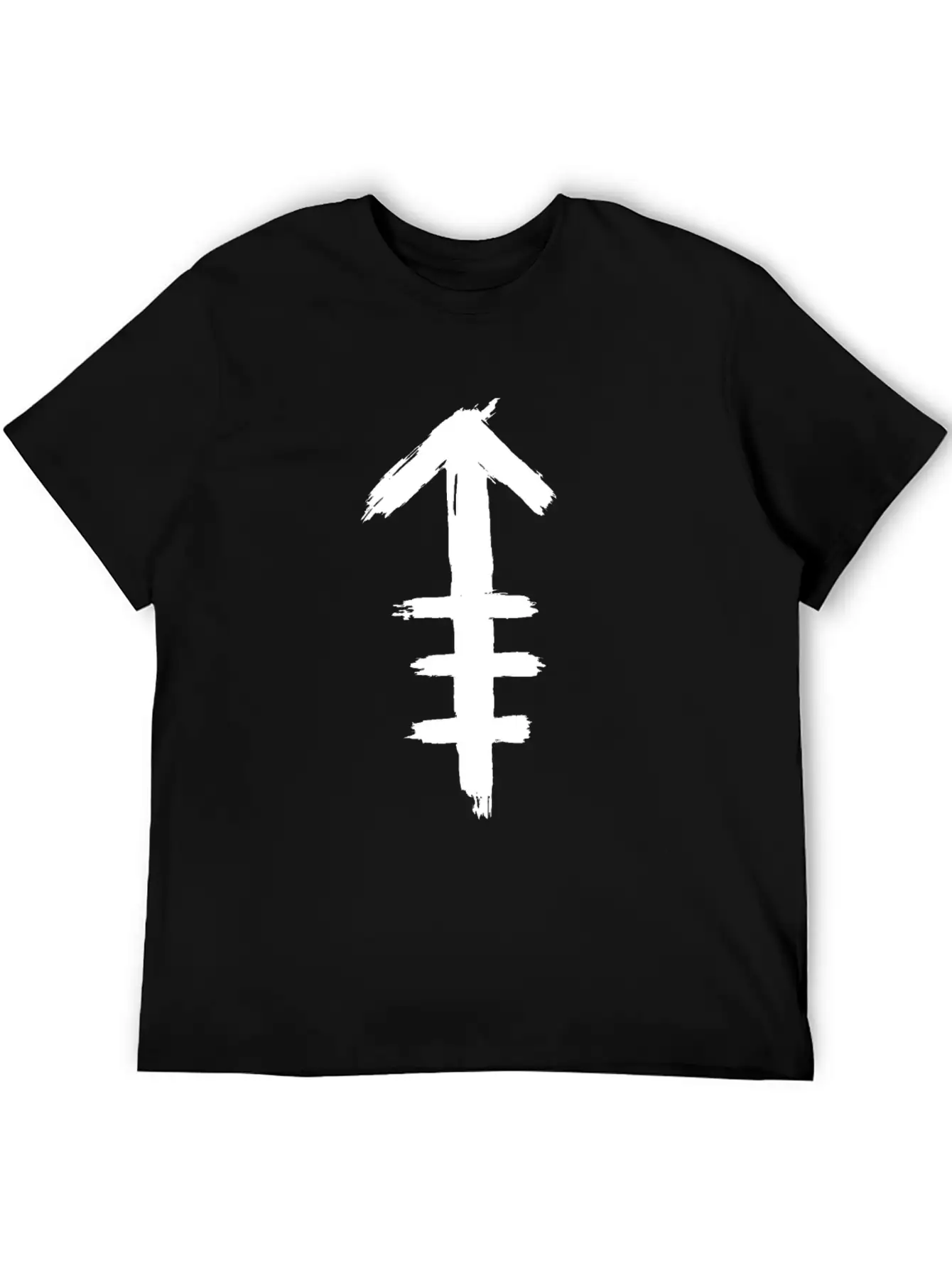 Tribal Indian Arrow Icon Symbol Tattoo Breathable Soft Cotton T-Shirt – Timeless Casual Look