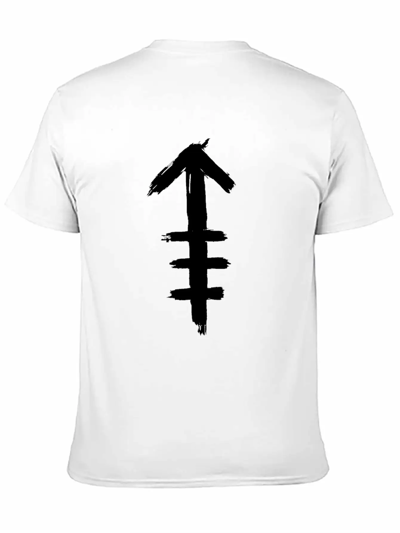 Tribal Indian Arrow Icon Symbol Tattoo Breathable Soft Cotton T-Shirt – Timeless Casual Look