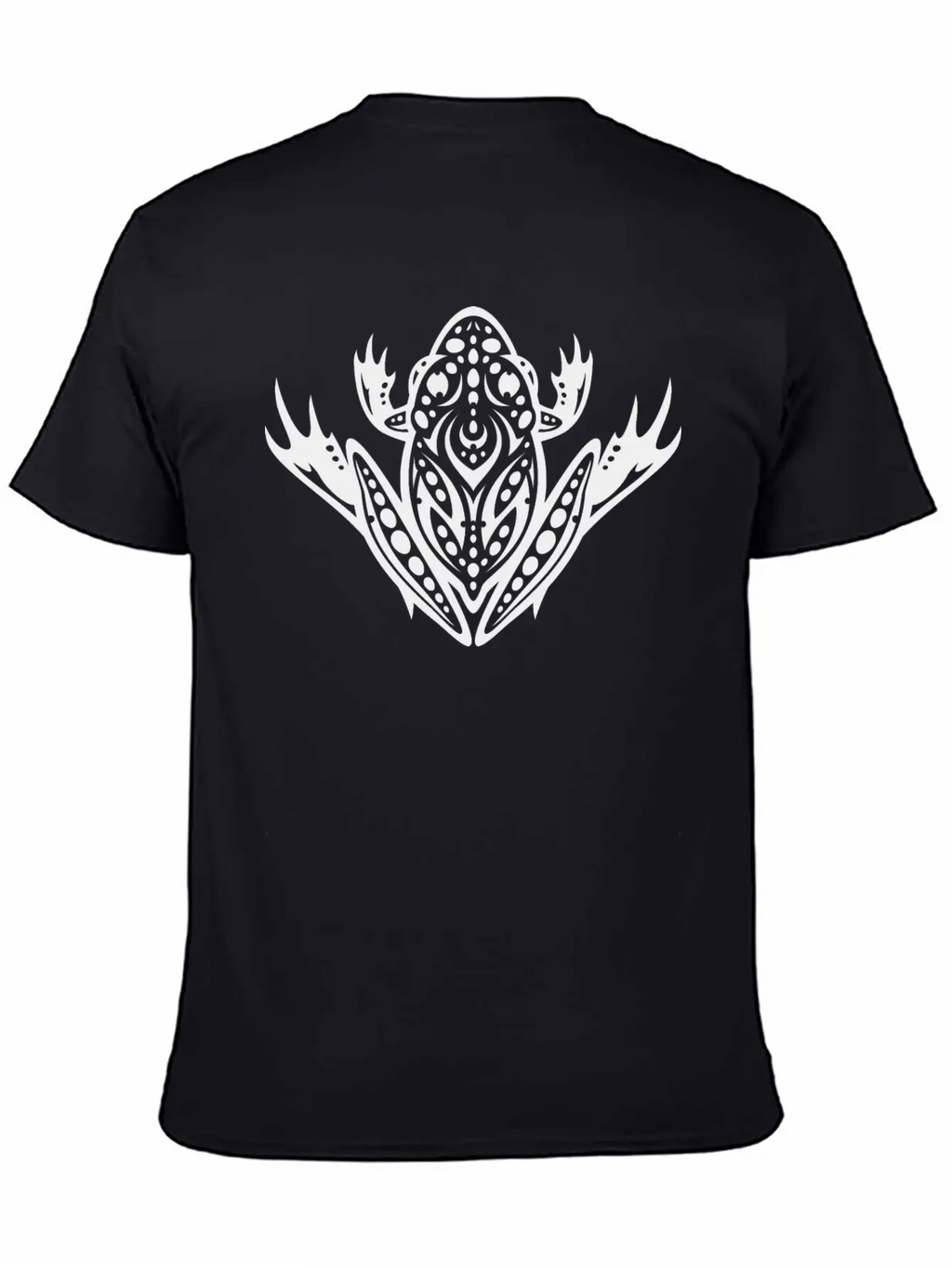Tribal Leopard Frog Unisex Short Sleeve Soft Cotton T-Shirt – Casual Everyday Wear