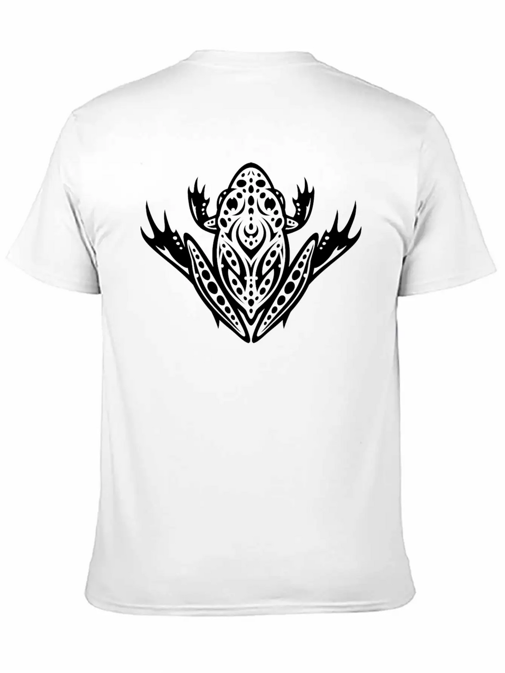 Tribal Leopard Frog Unisex Short Sleeve Soft Cotton T-Shirt – Casual Everyday Wear