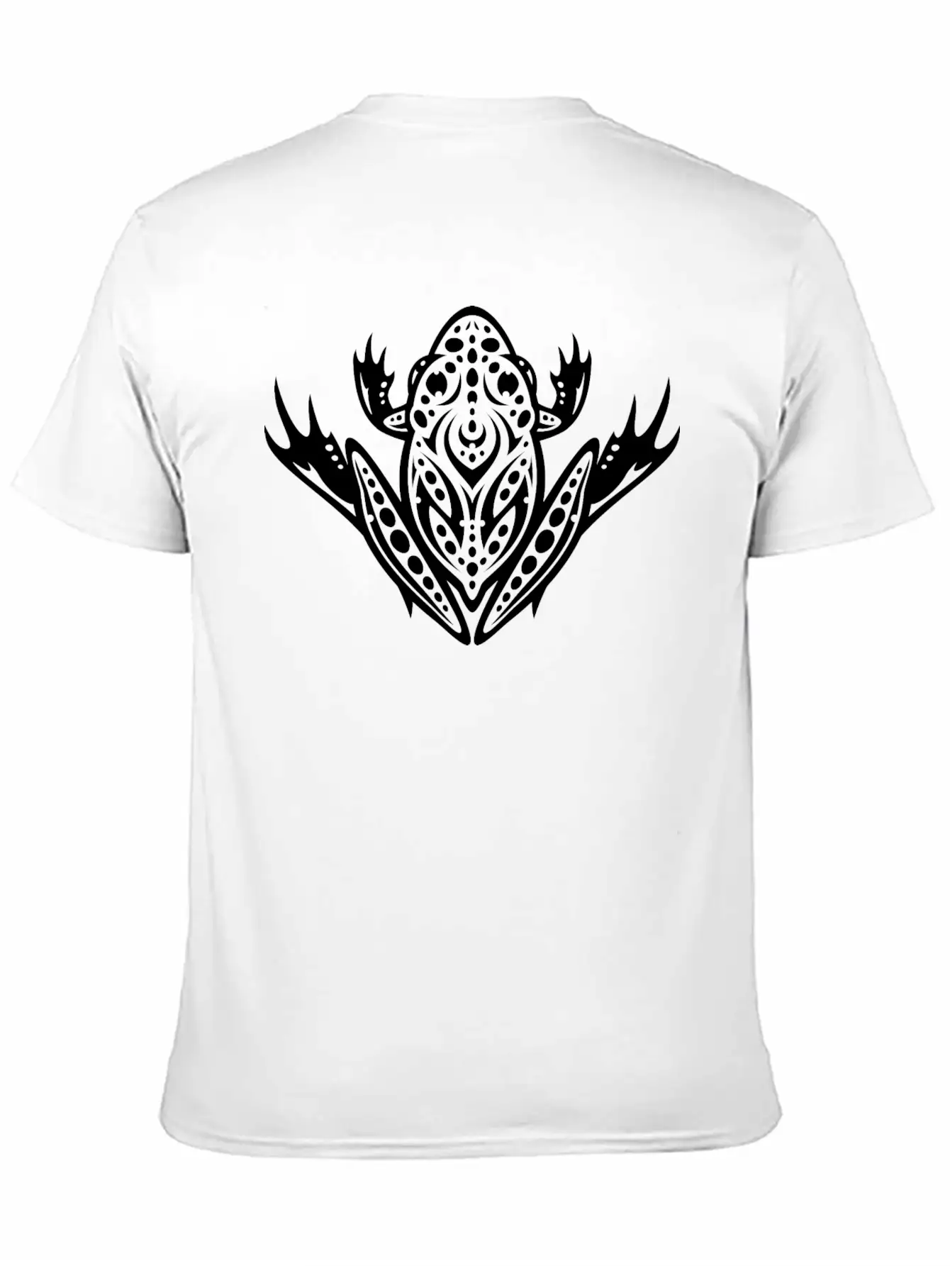 Tribal Leopard Frog Unisex Short Sleeve Soft Cotton T-Shirt – Casual Everyday Wear