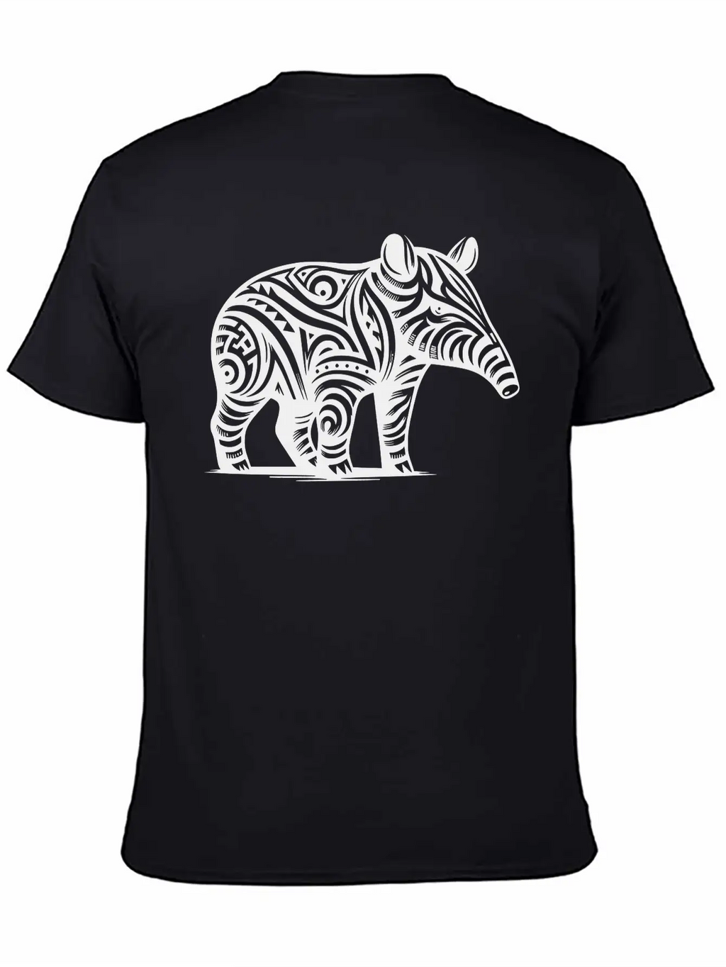 Tribal Tapir Stylish Everyday T-Shirt – Unisex Basic Cotton Tee