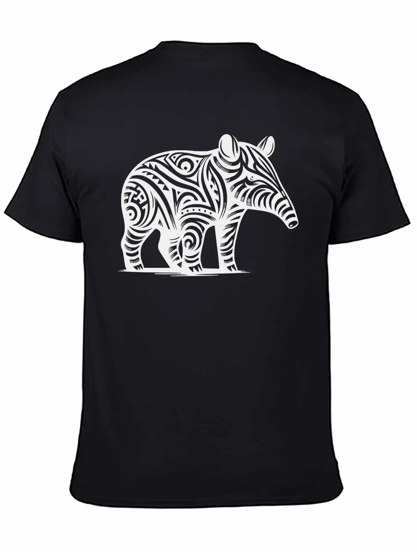 Tribal Tapir Stylish Everyday T-Shirt – Unisex Basic Cotton Tee