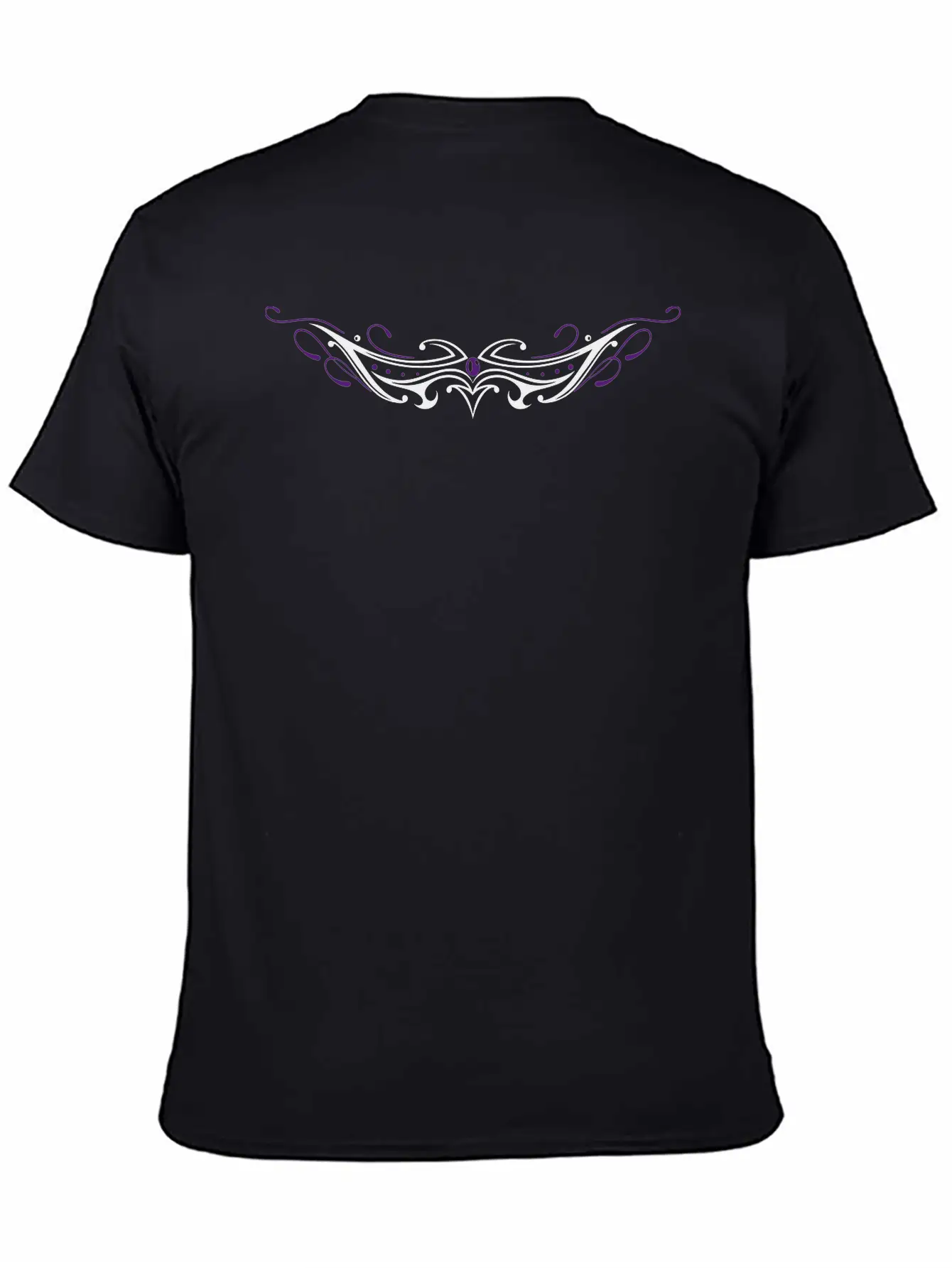 Tribal Tattoo Ornament With Gemstone. Casual Graphic T-Shirt – Simple And Comfortable Daily Wear