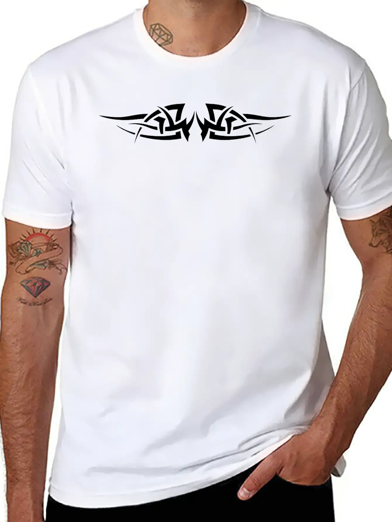 Tribal Unisex Casual T-Shirt – Clean Design For Daily Comfort