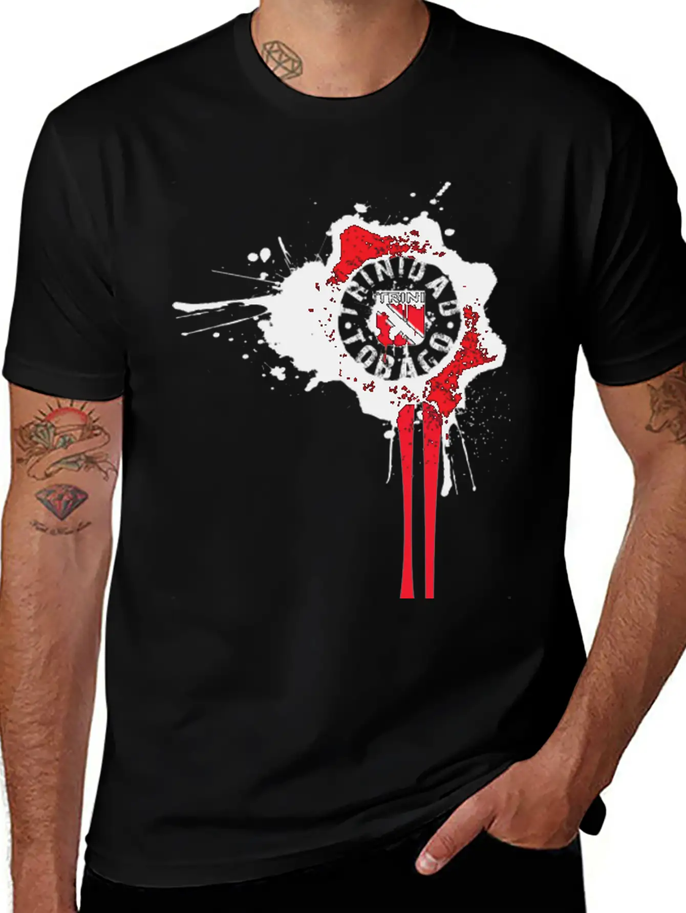 Trinbago Grunge Unisex Casual T-Shirt – Clean Design For Daily Comfort