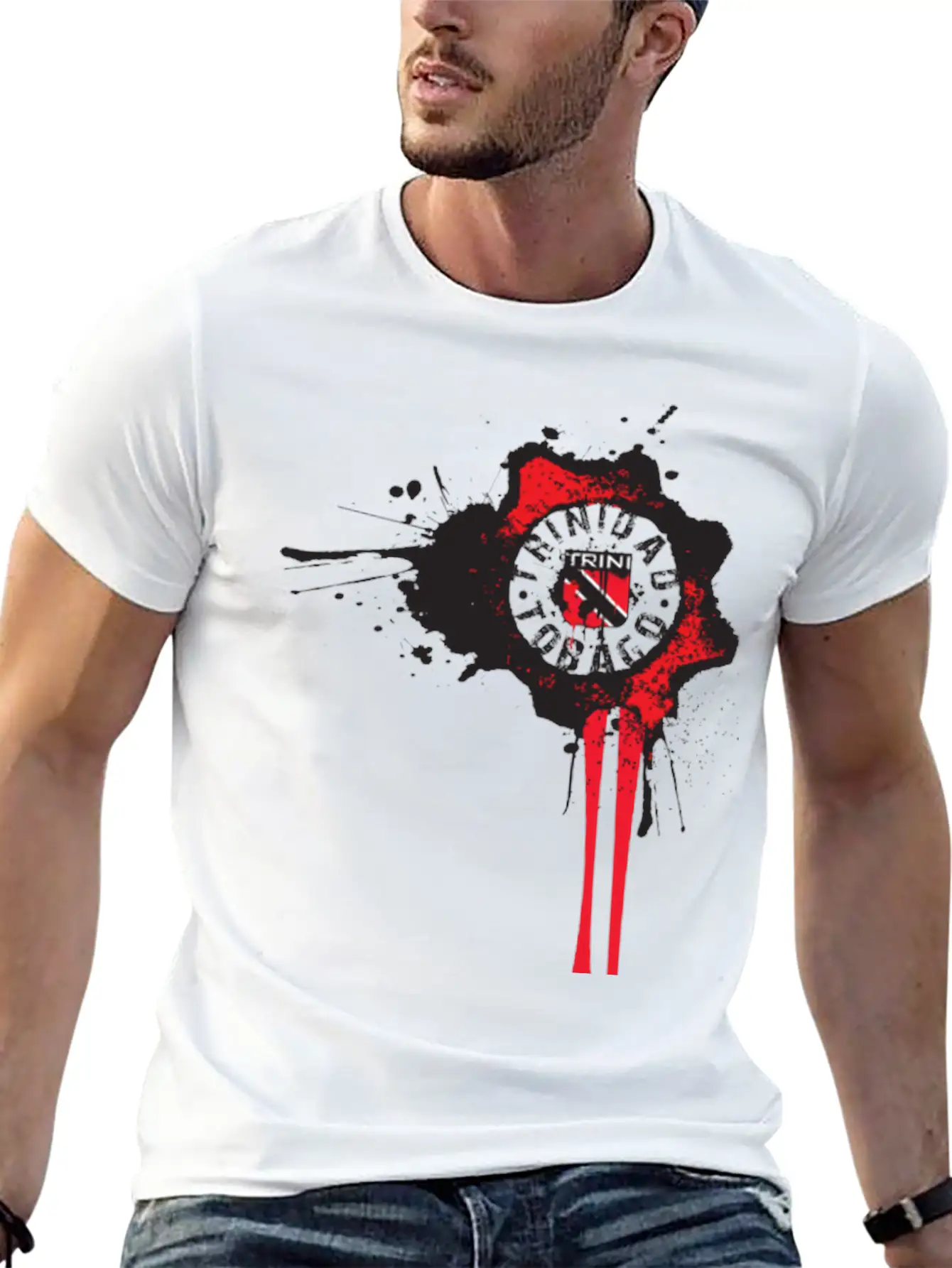 Trinbago Grunge Unisex Casual T-Shirt – Clean Design For Daily Comfort