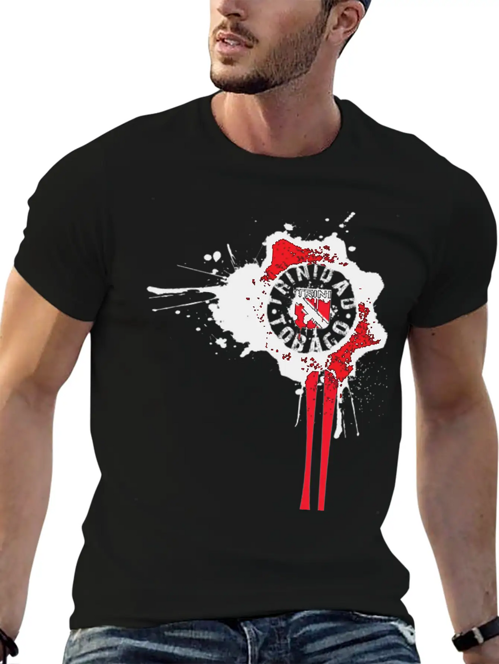 Trinbago Grunge Unisex Casual T-Shirt – Clean Design For Daily Comfort