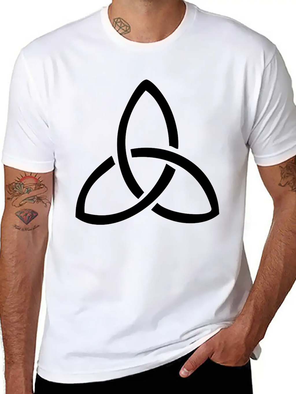 Trinity Knot Unisex Casual T-Shirt – Clean Design For Daily Comfort