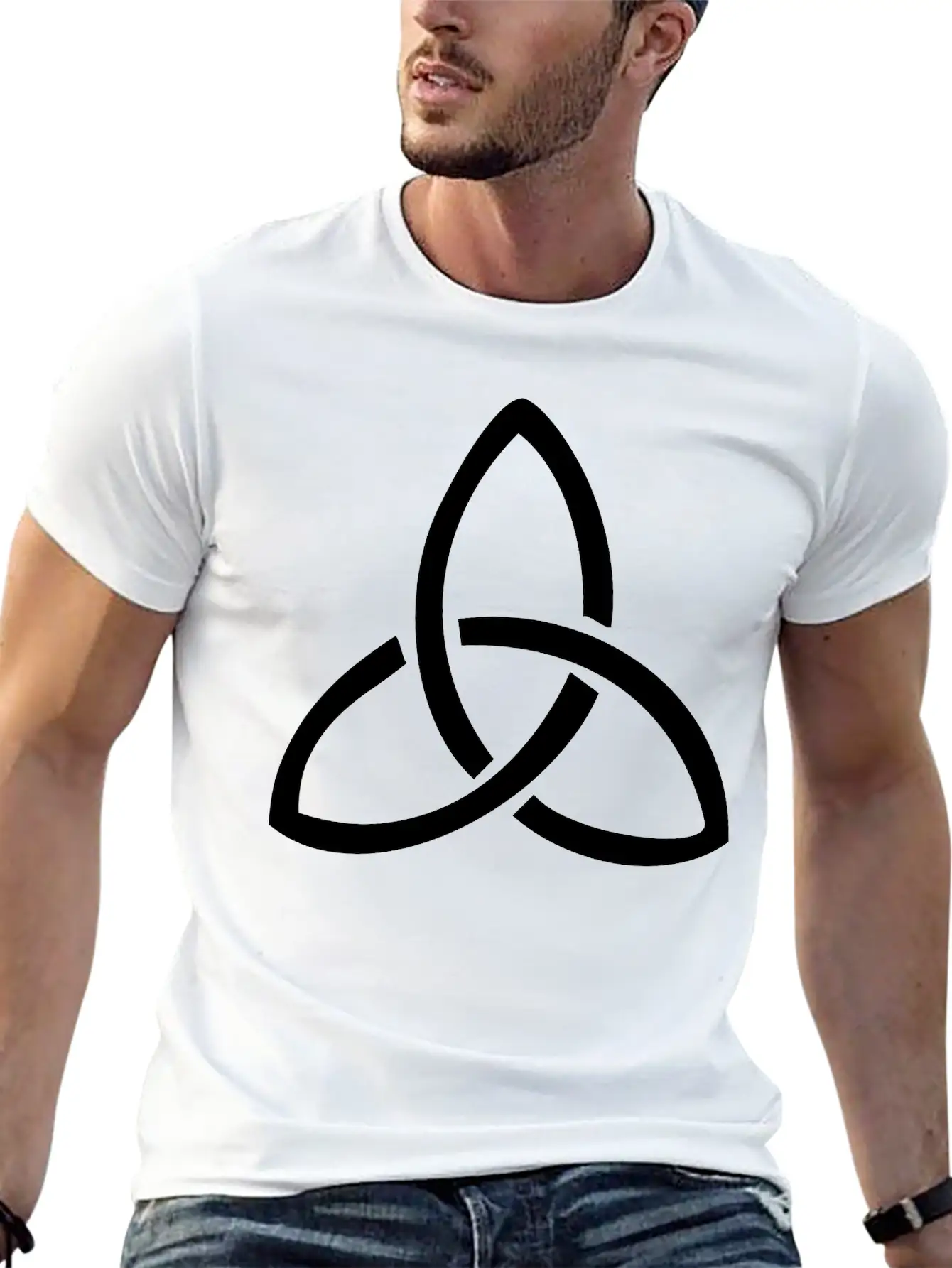 Trinity Knot Unisex Casual T-Shirt – Clean Design For Daily Comfort