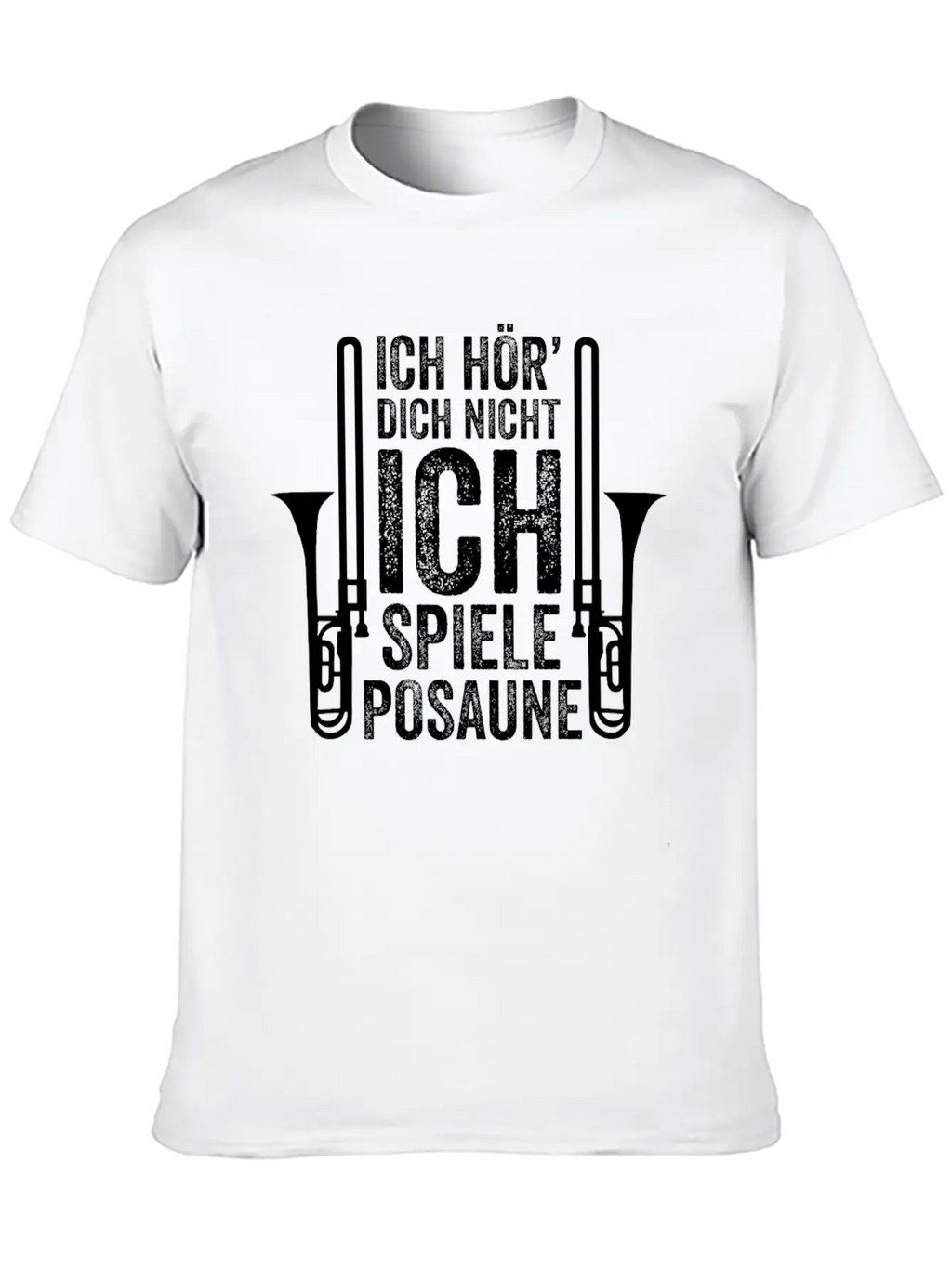 Trombone Classical Music Unisex Casual T-Shirt – Clean Design For Daily Comfort