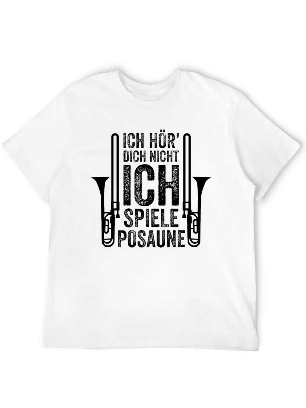 Trombone Classical Music Unisex Casual T-Shirt – Clean Design For Daily Comfort