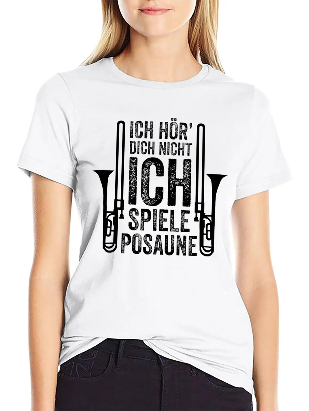 Trombone Classical Music Unisex Casual T-Shirt – Clean Design For Daily Comfort