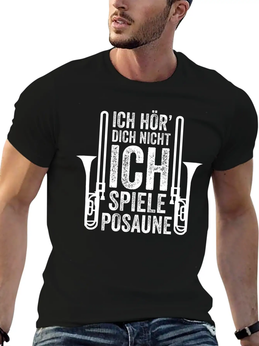 Trombone Classical Music Unisex Casual T-Shirt – Clean Design For Daily Comfort