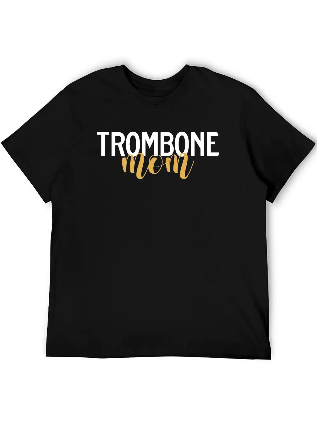 Trombone Mom Retro Player Trombonist Marching Band Unisex Casual T-Shirt – Clean Design For Daily Comfort