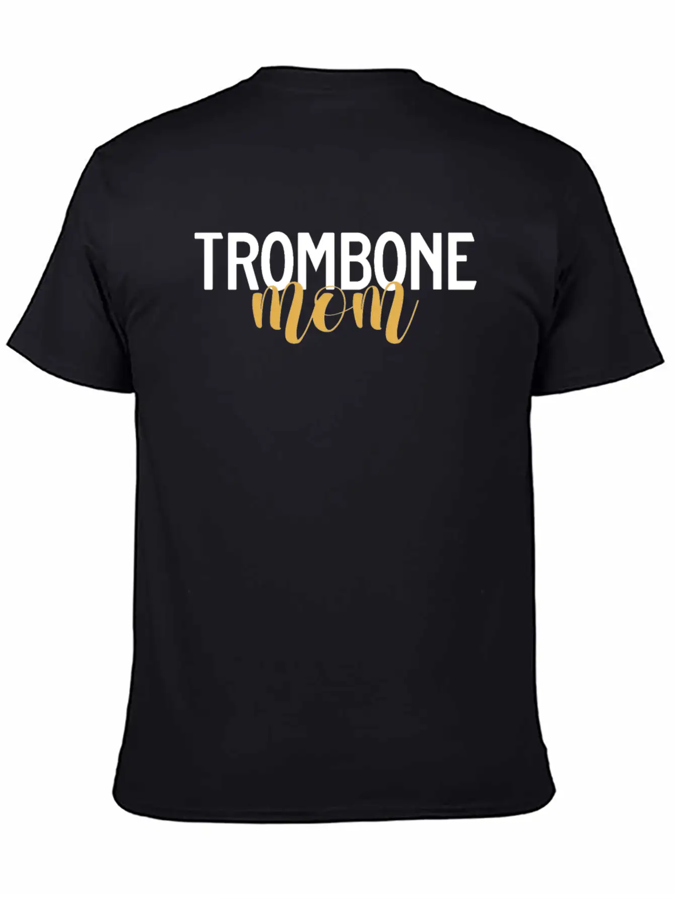 Trombone Mom Retro Player Trombonist Marching Band Unisex Casual T-Shirt – Clean Design For Daily Comfort
