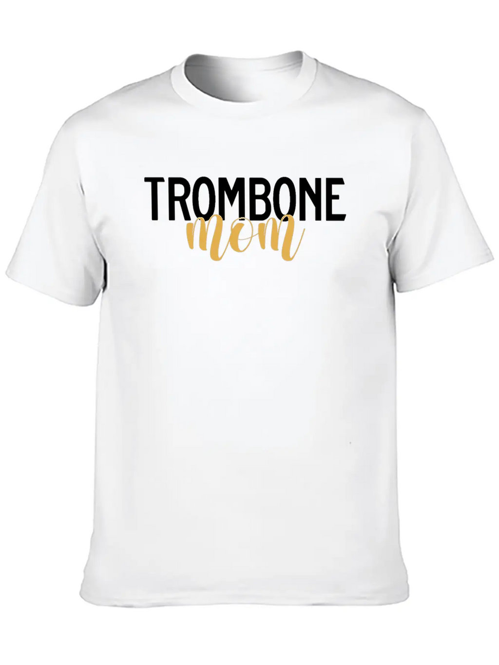 Trombone Mom Retro Player Trombonist Marching Band Unisex Casual T-Shirt – Clean Design For Daily Comfort